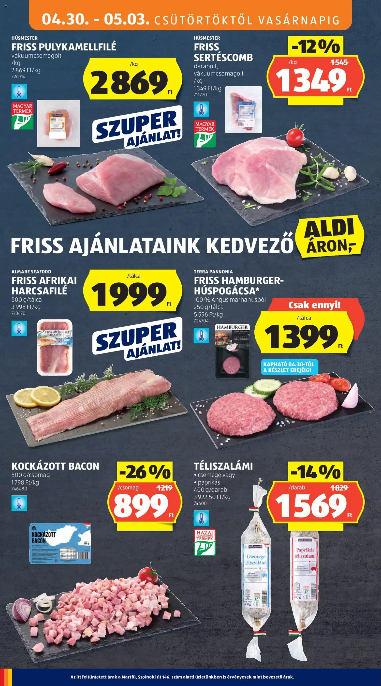 Aldi újság 2026.04.30. Aldi akciós újság (2026-04-30 - 2026-05-06)