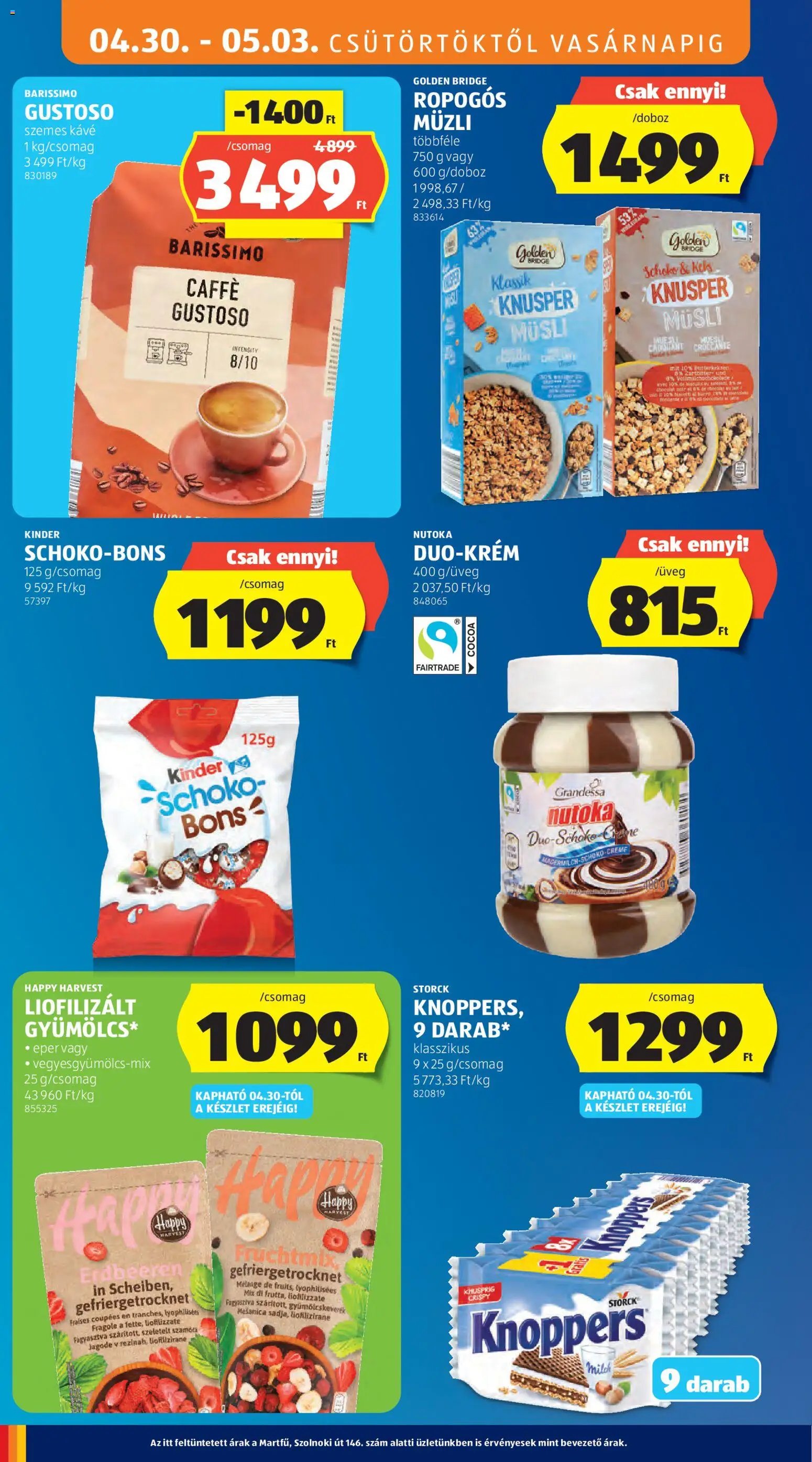 Aldi újság 2026.04.30. Aldi akciós újság (2026-04-30 - 2026-05-06)