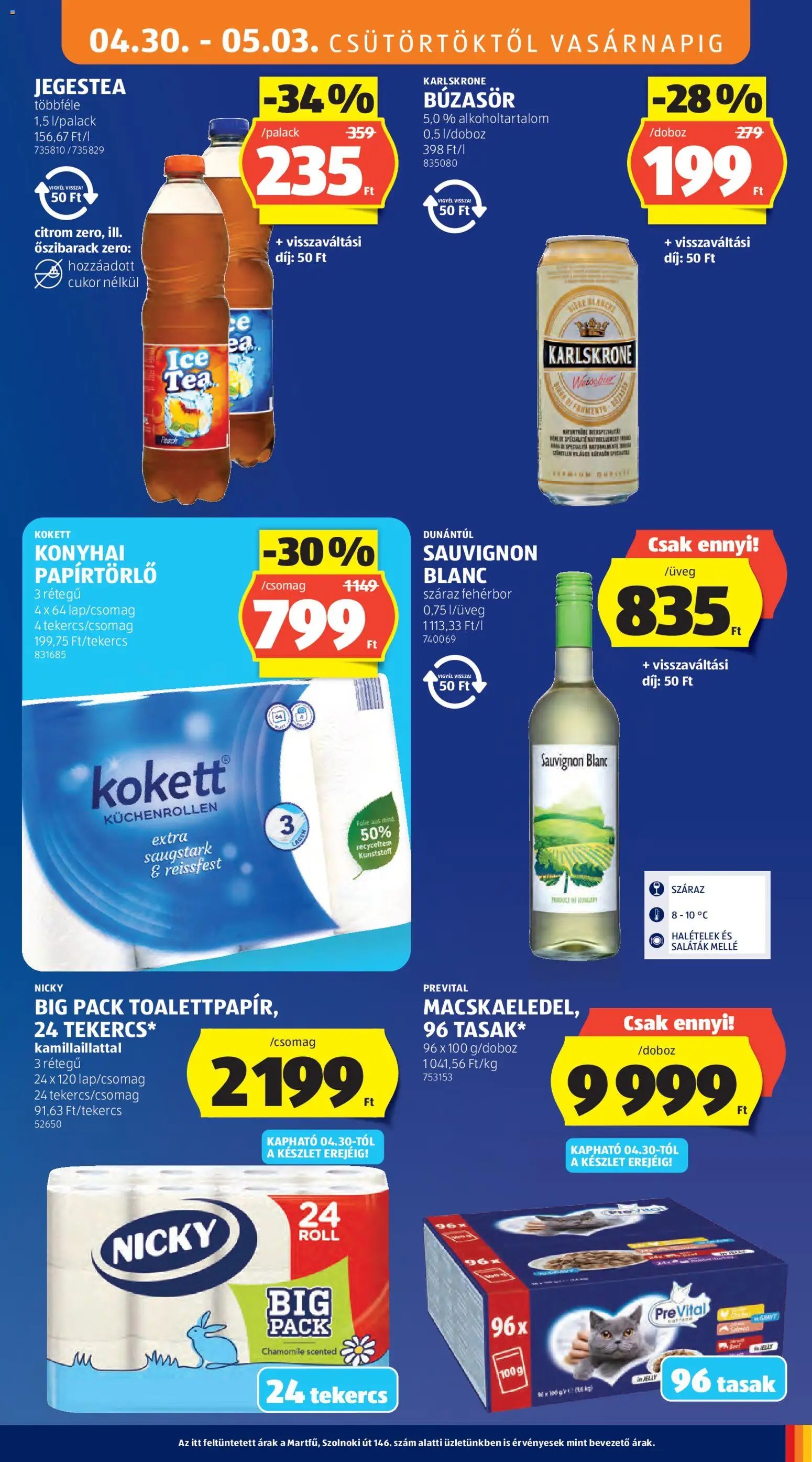 Aldi újság 2026.04.30. Aldi akciós újság (2026-04-30 - 2026-05-06)