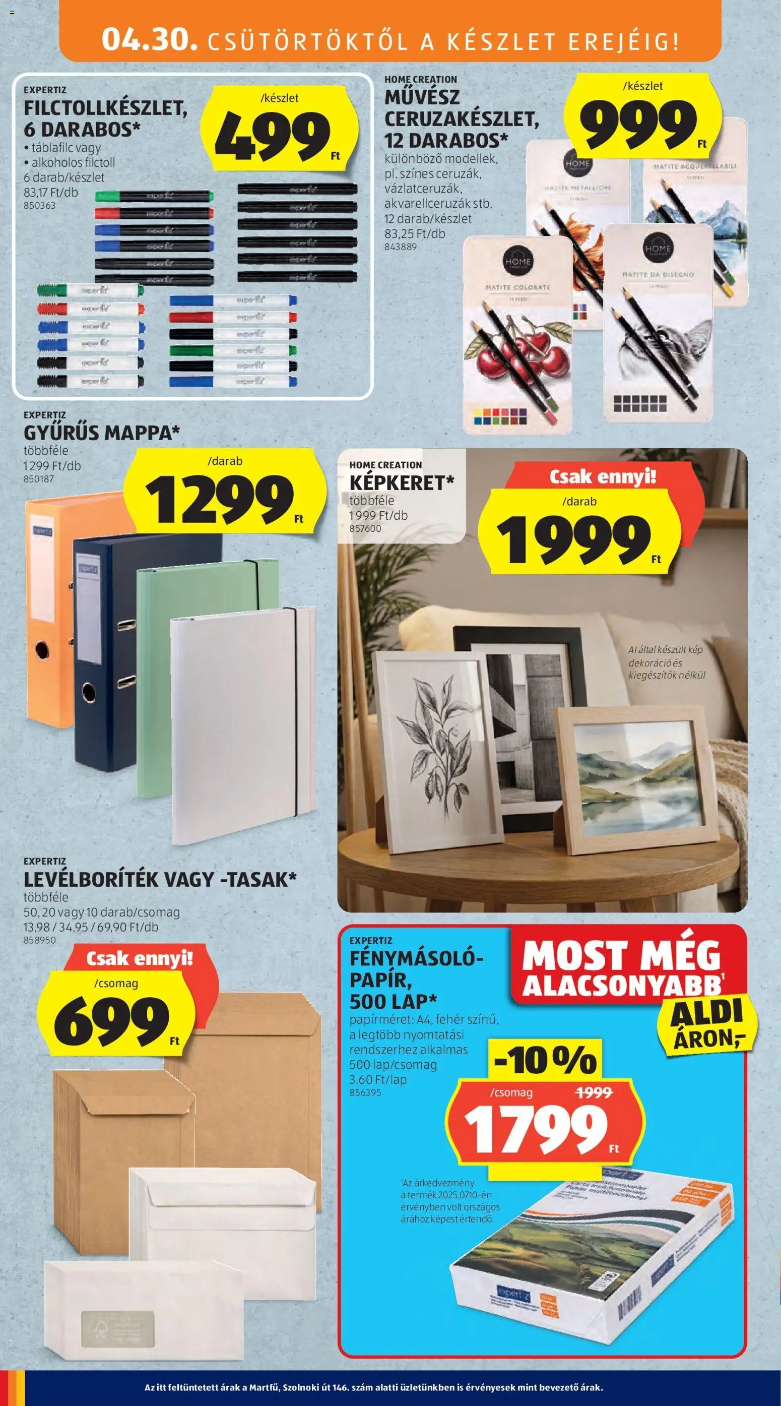 Aldi újság 2026.04.30. Aldi akciós újság (2026-04-30 - 2026-05-06)