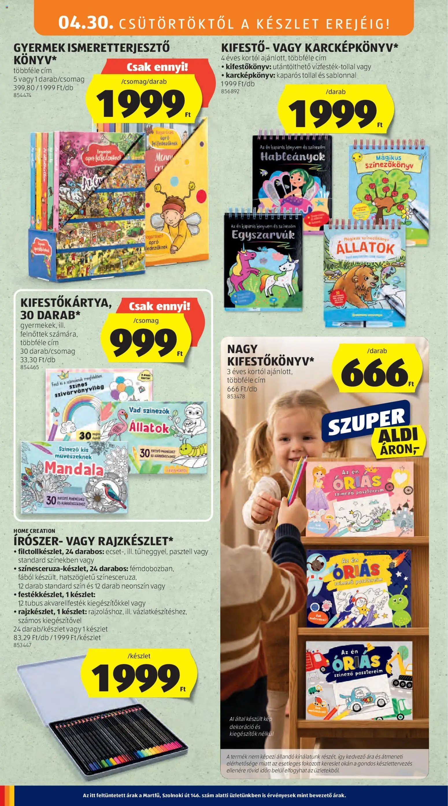Aldi újság 2026.04.30. Aldi akciós újság (2026-04-30 - 2026-05-06)