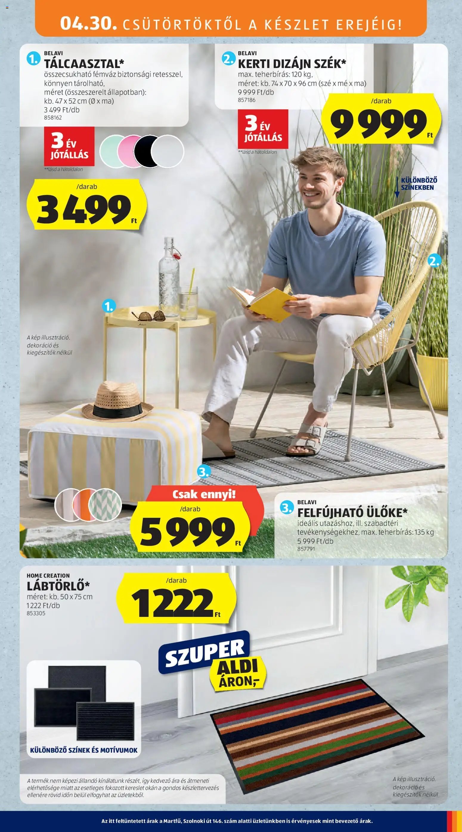 Aldi újság 2026.04.30. Aldi akciós újság (2026-04-30 - 2026-05-06)