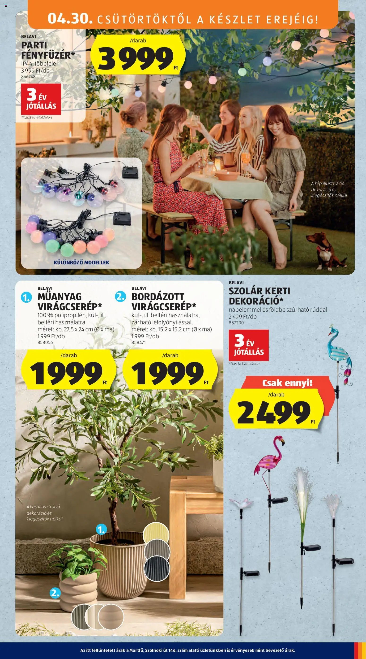 Aldi újság 2026.04.30. Aldi akciós újság (2026-04-30 - 2026-05-06)