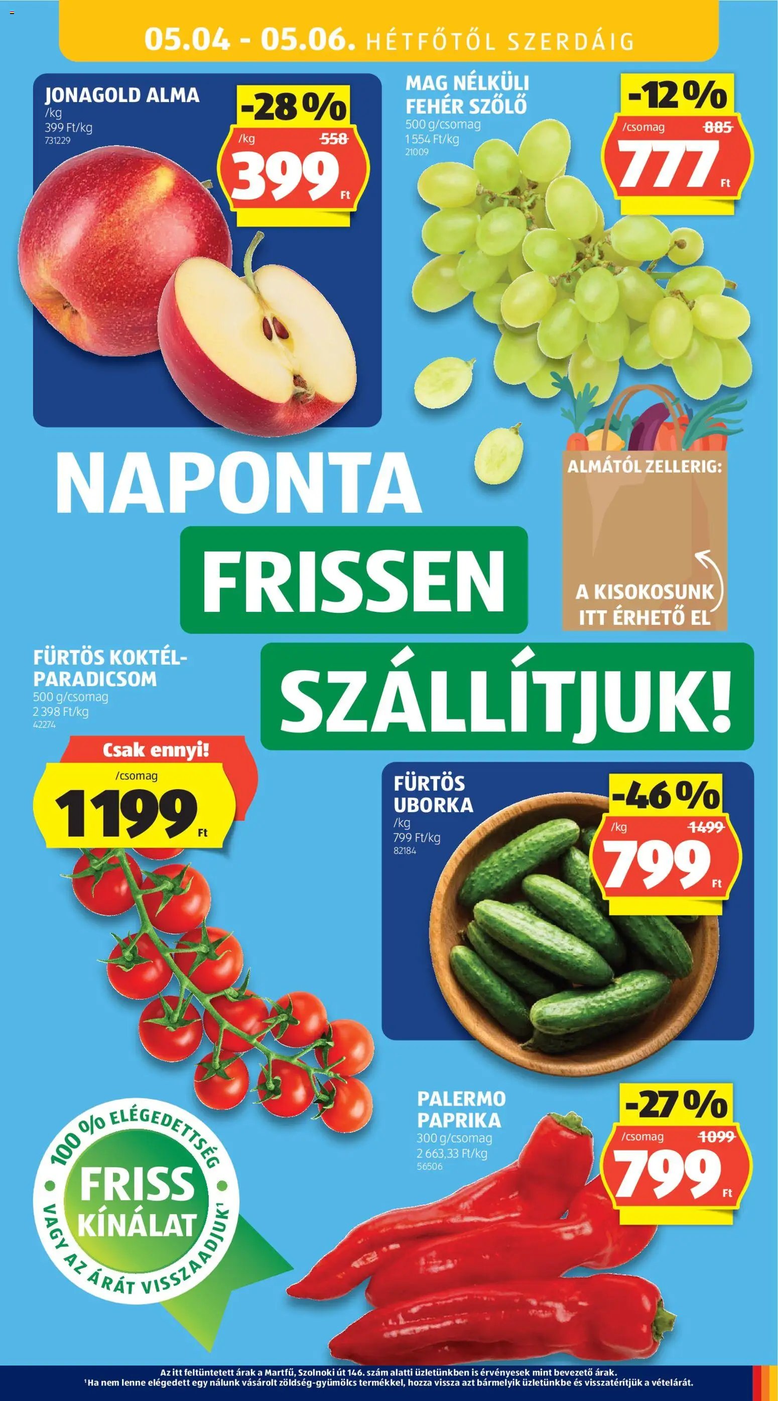 Aldi újság 2026.04.30. Aldi akciós újság (2026-04-30 - 2026-05-06)