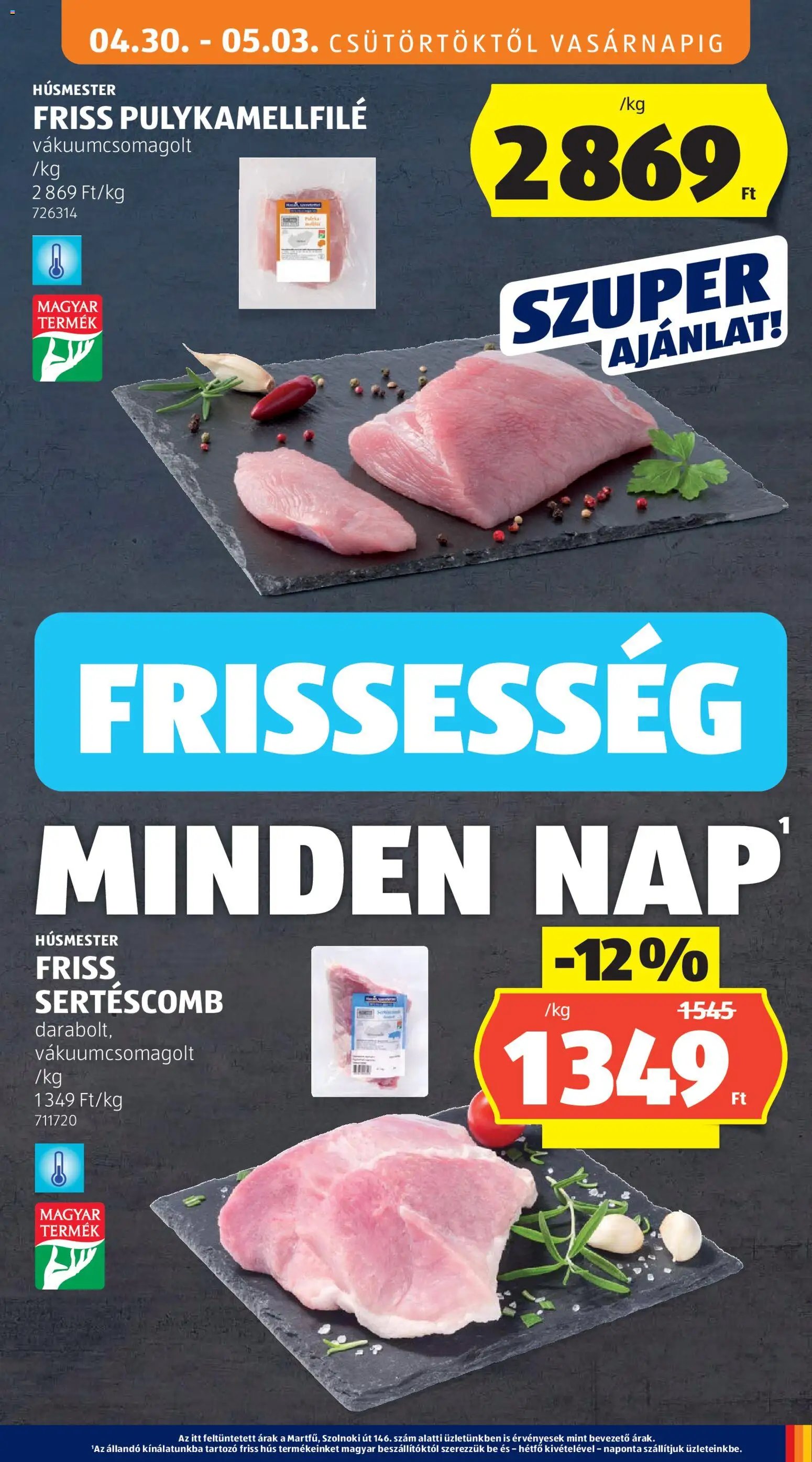 Aldi újság 2026.04.30. Aldi akciós újság (2026-04-30 - 2026-05-06)