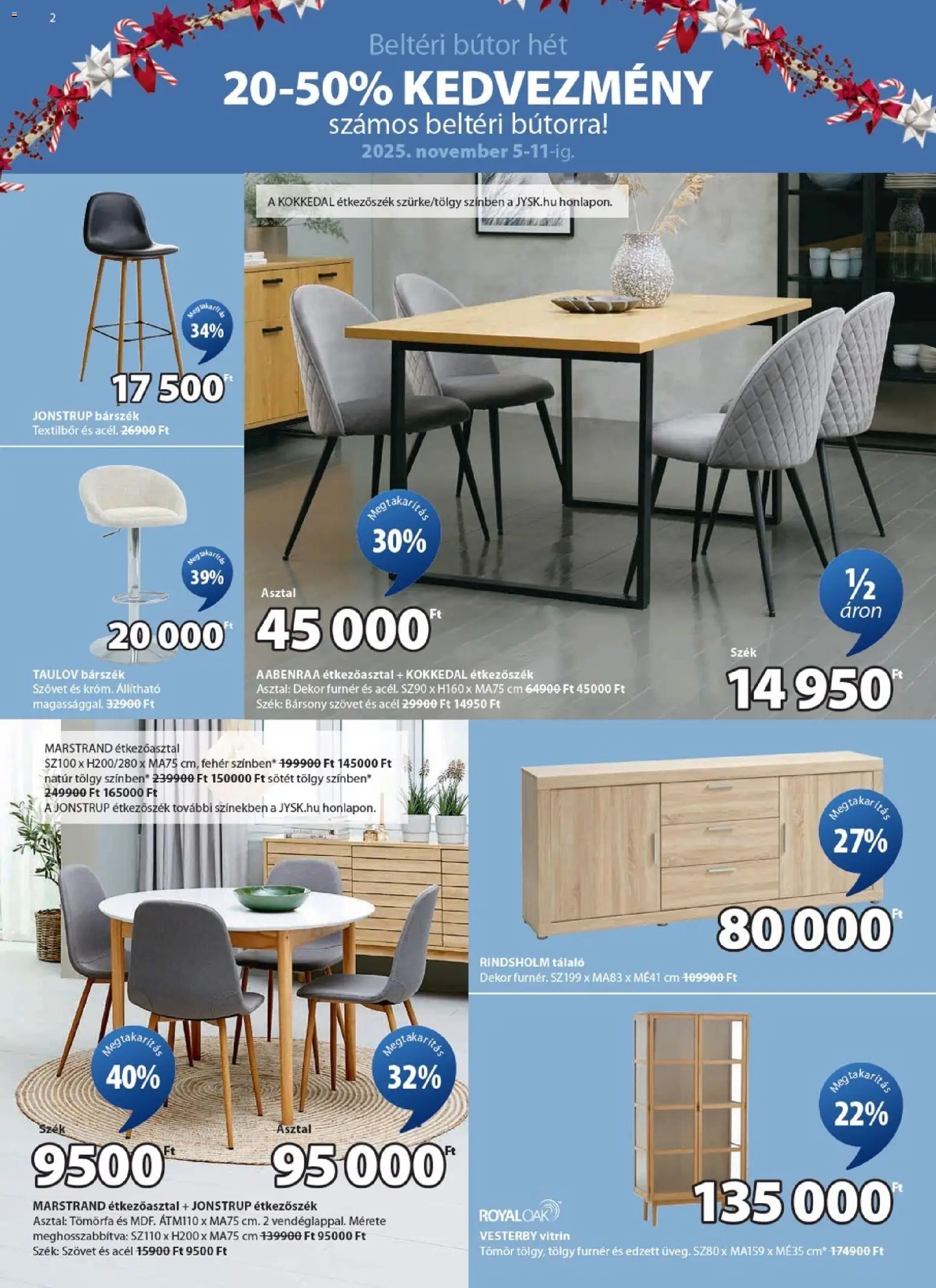 JYSK újság 2025.11.05. Akciós újság JYSK (2025-11-05 - 2025-11-11)