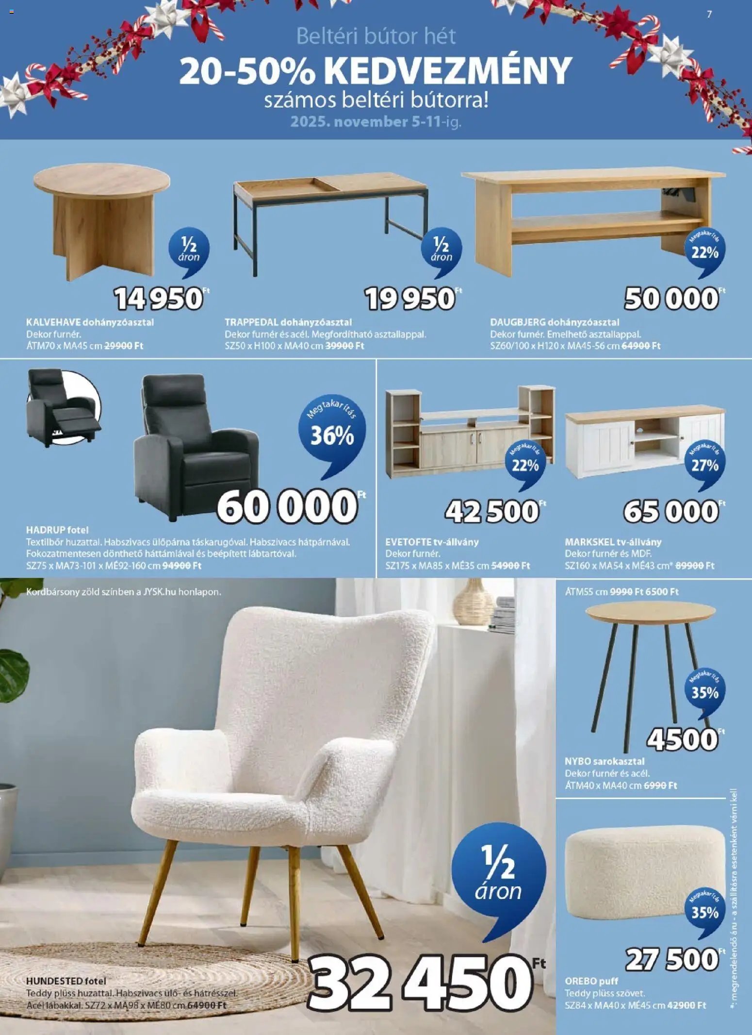 JYSK újság 2025.11.05. Akciós újság JYSK (2025-11-05 - 2025-11-11)