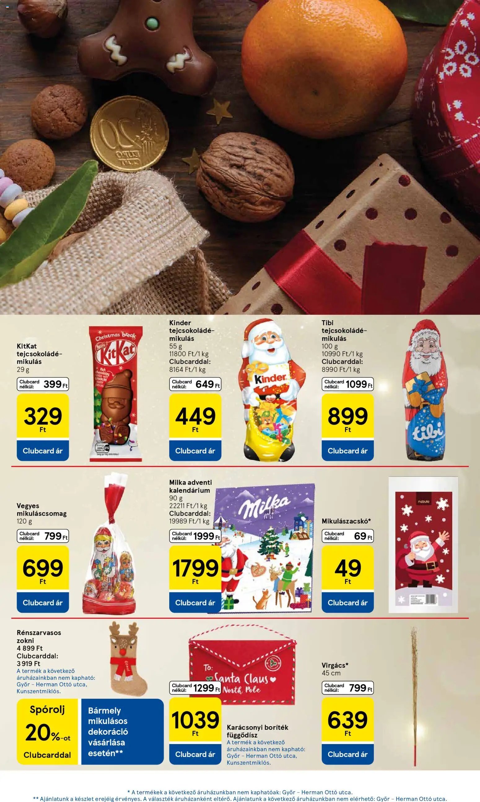 Tesco újság 2025.11.27. Szupermarket akciós újság (2025-11-27 - 2025-12-03)