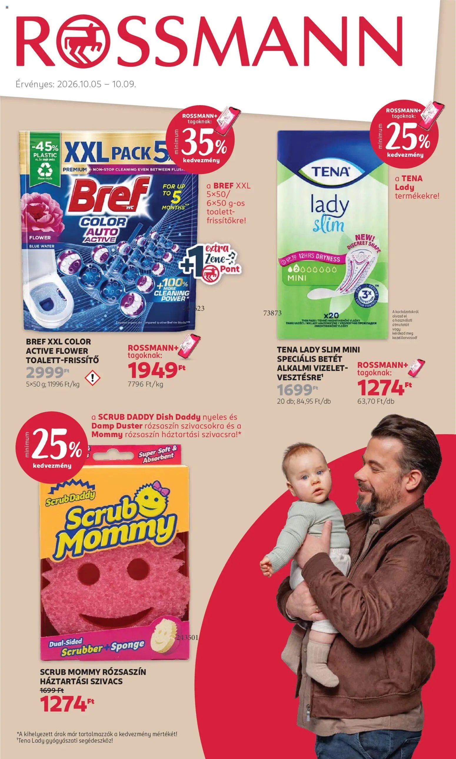 Rossmann újság 2026.10.05. Rossmann akciós újság