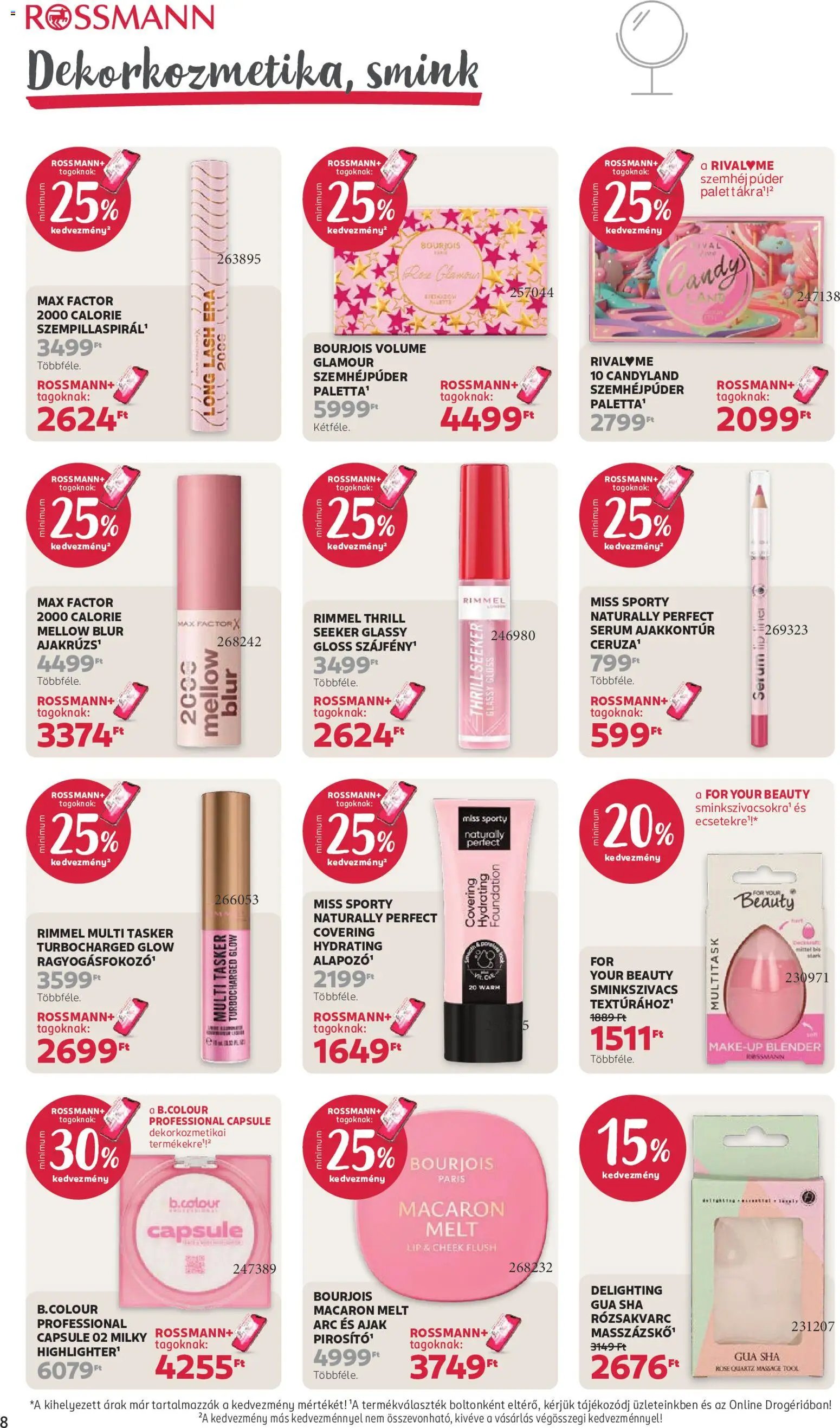 Rossmann újság 2026.10.05. Rossmann akciós újság