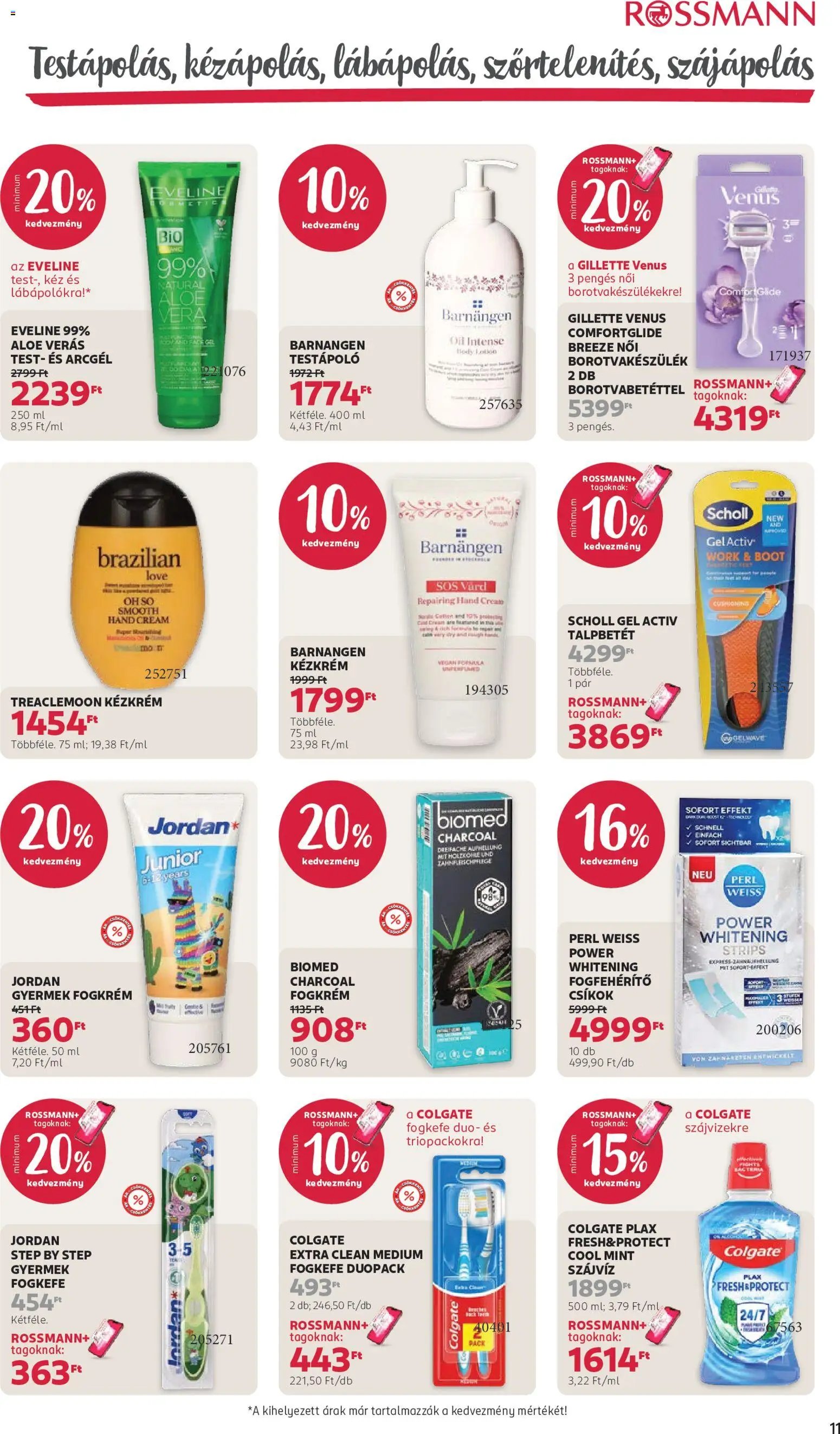 Rossmann újság 2026.10.05. Rossmann akciós újság