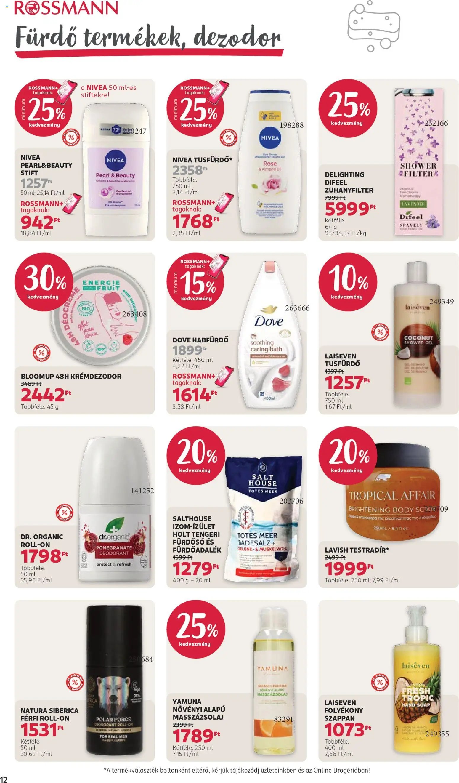 Rossmann újság 2026.10.05. Rossmann akciós újság