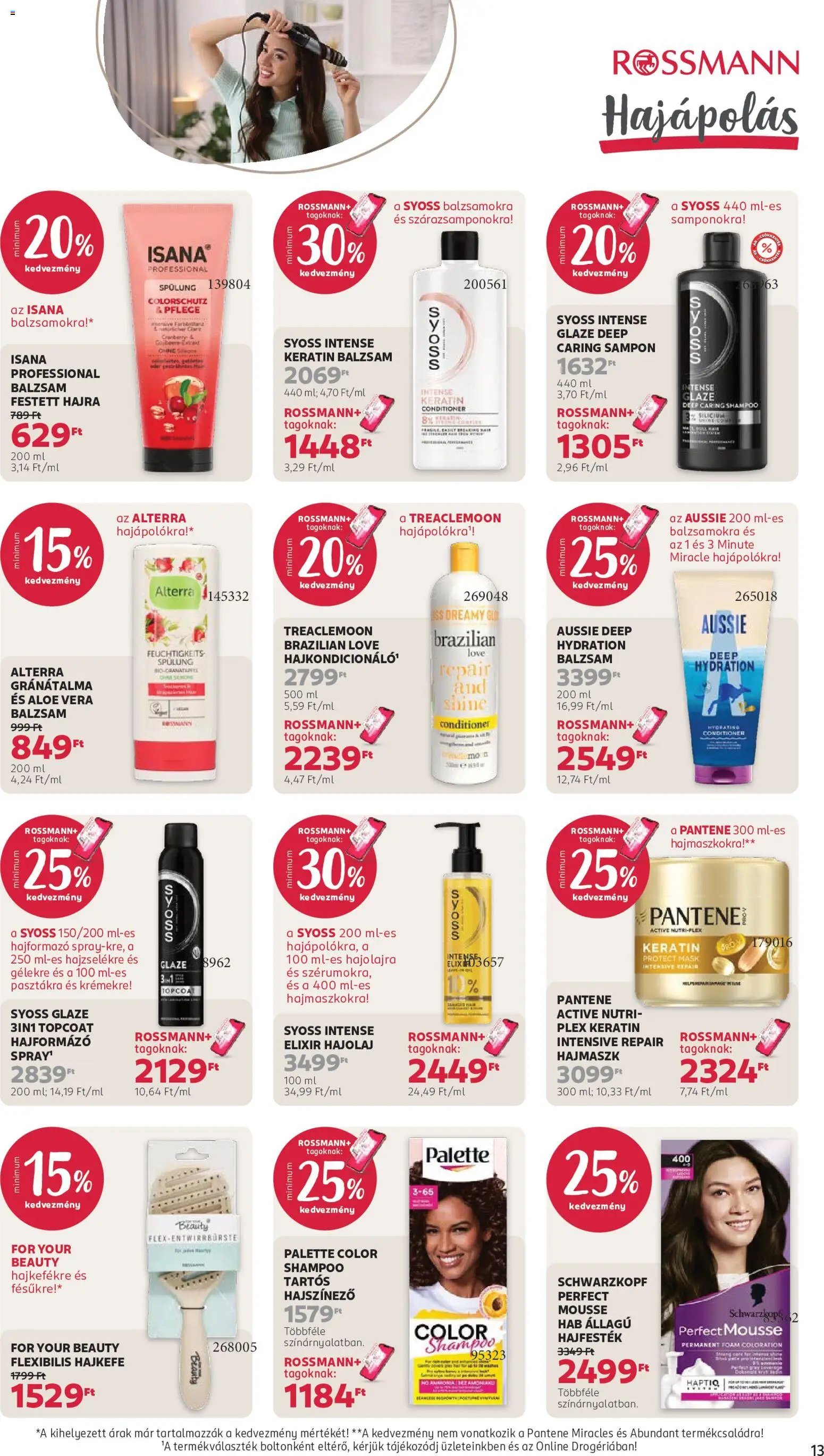 Rossmann újság 2026.10.05. Rossmann akciós újság
