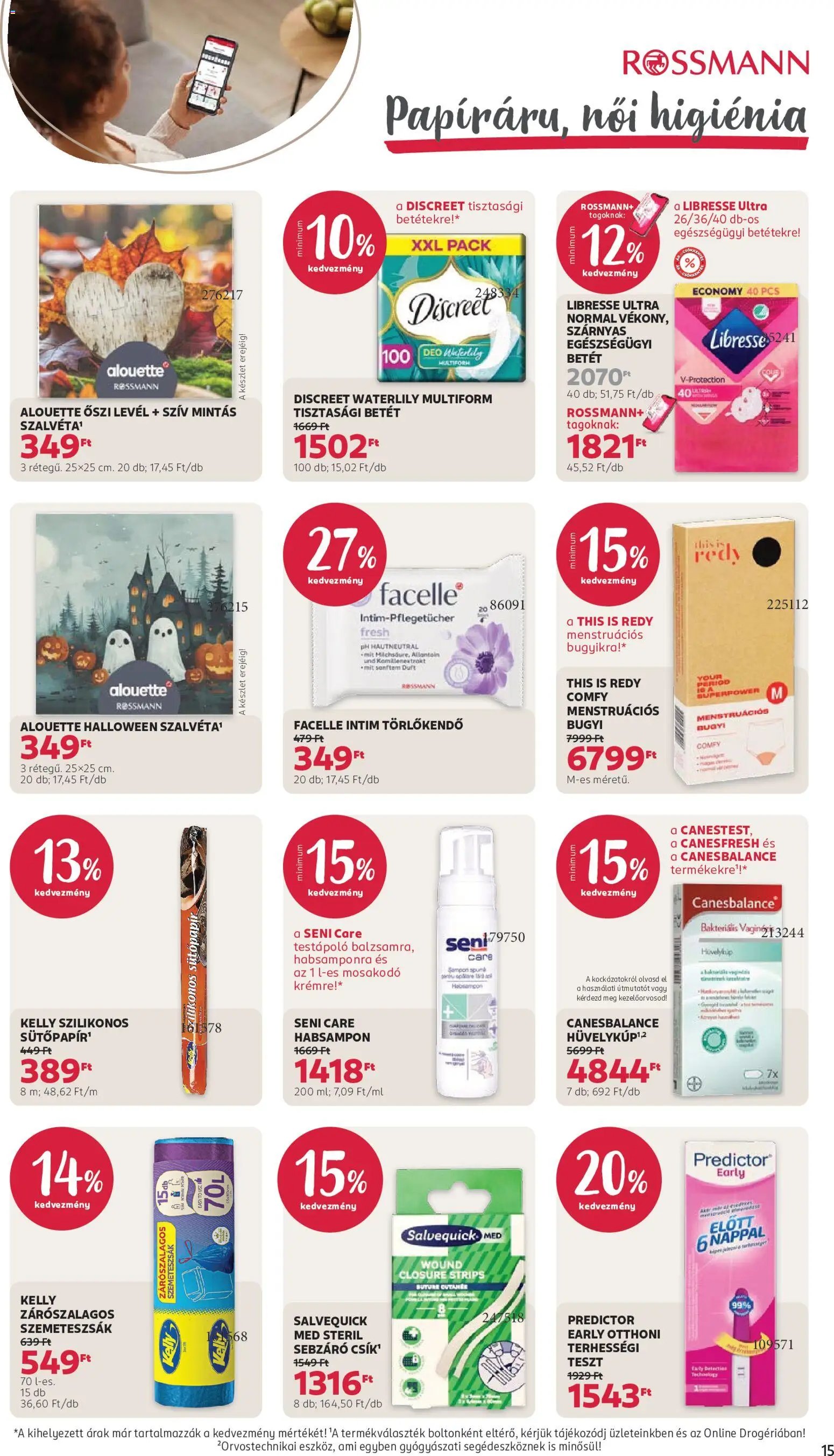 Rossmann újság 2026.10.05. Rossmann akciós újság