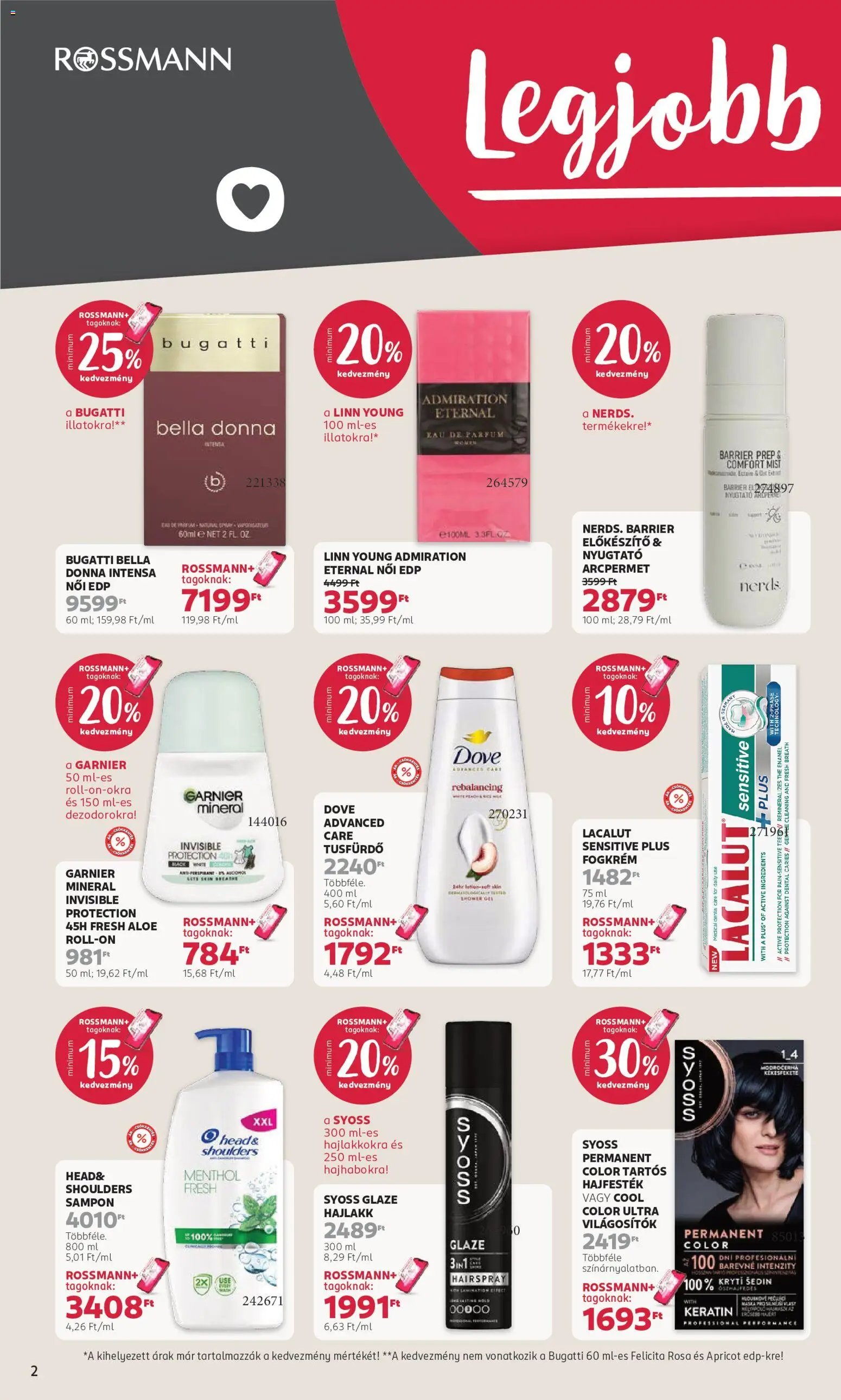 Rossmann újság 2026.10.05. Rossmann akciós újság