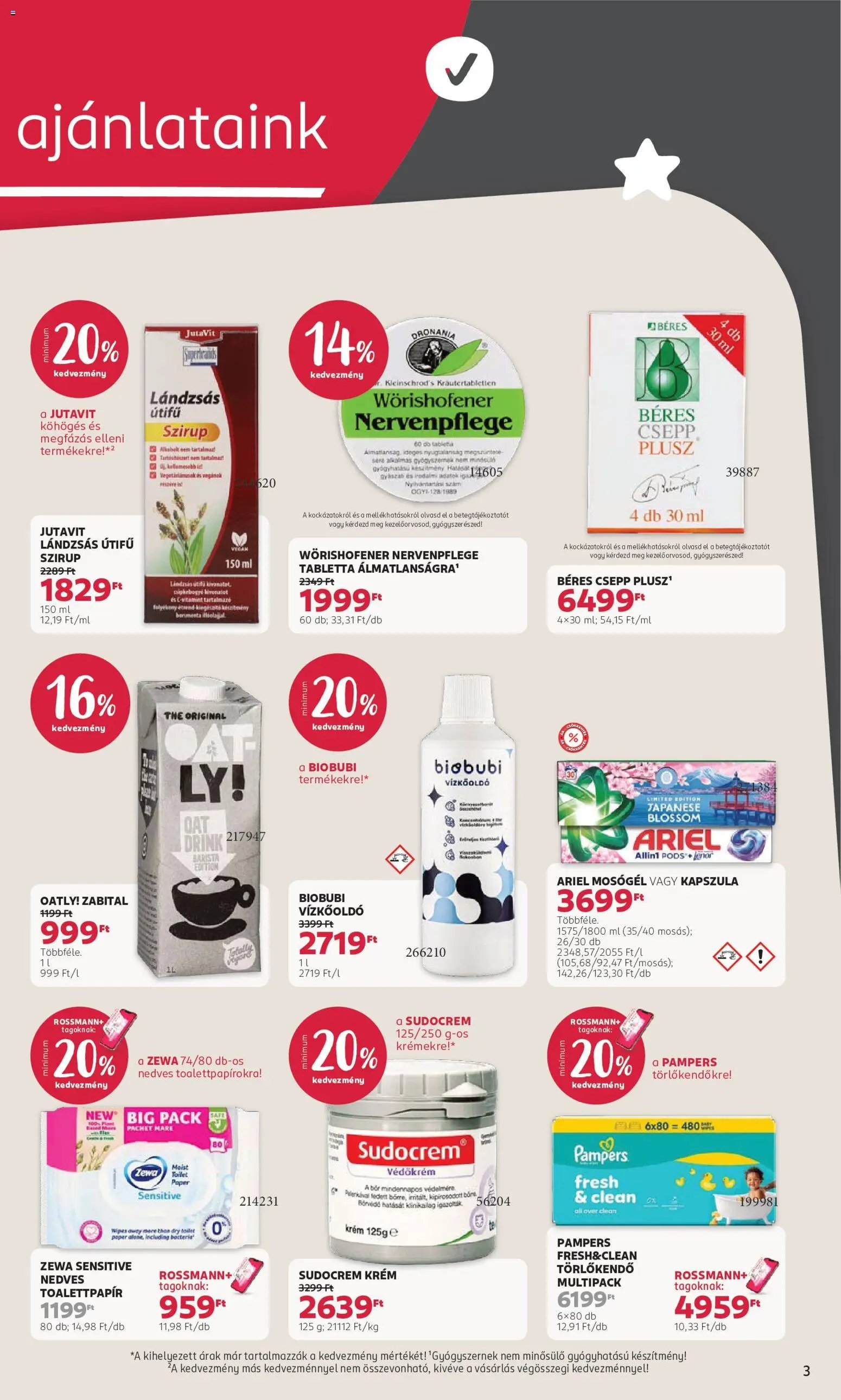 Rossmann újság 2026.10.05. Rossmann akciós újság