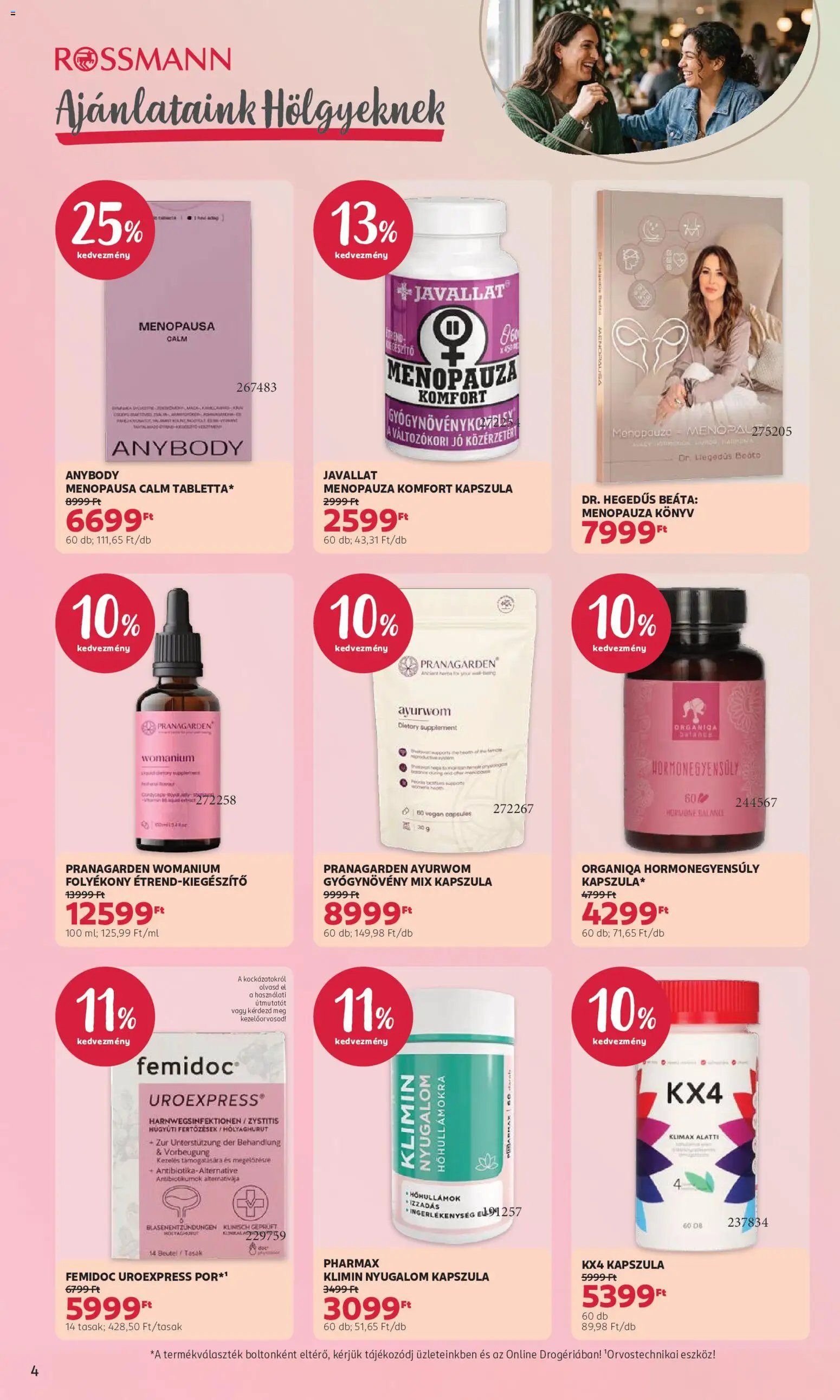 Rossmann újság 2026.10.05. Rossmann akciós újság