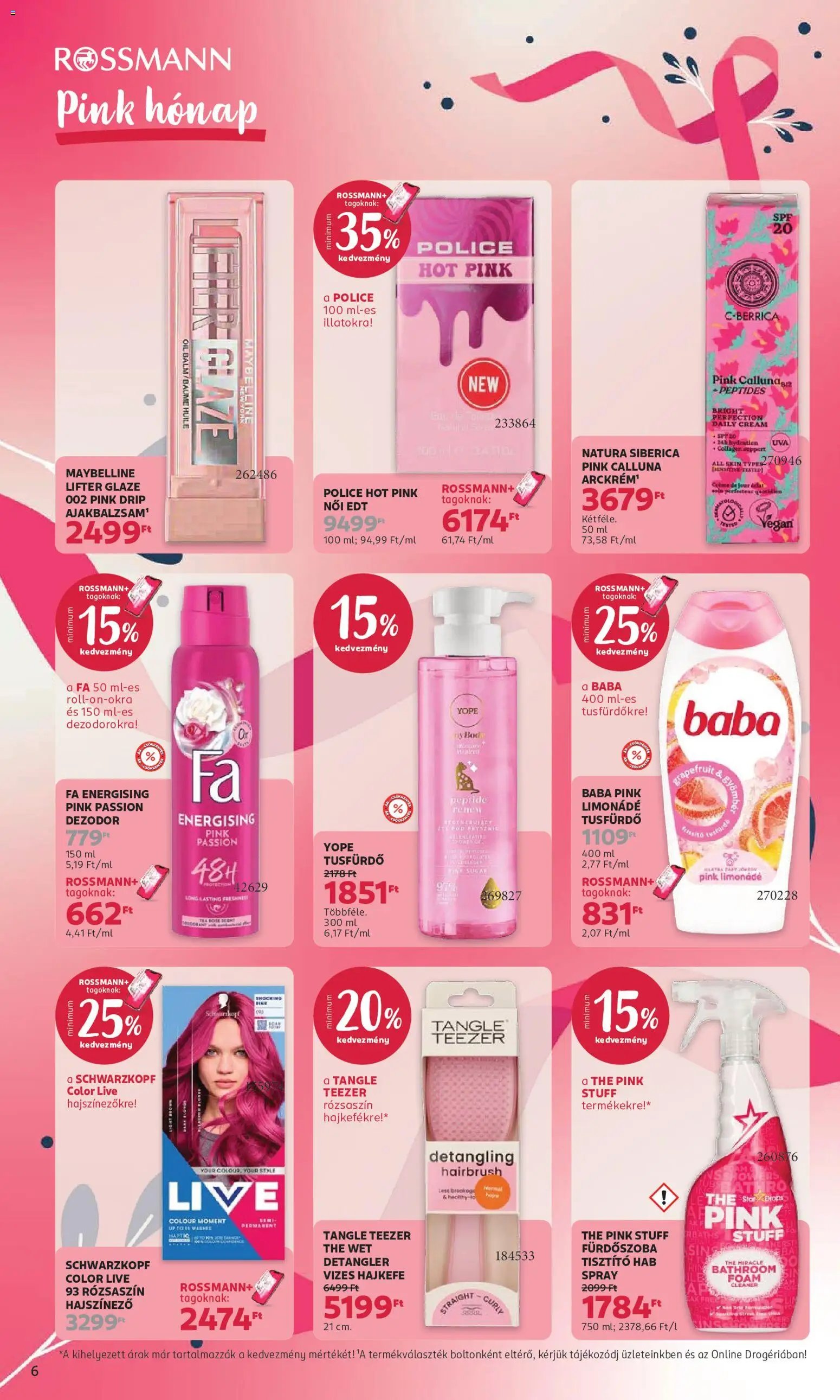 Rossmann újság 2026.10.05. Rossmann akciós újság