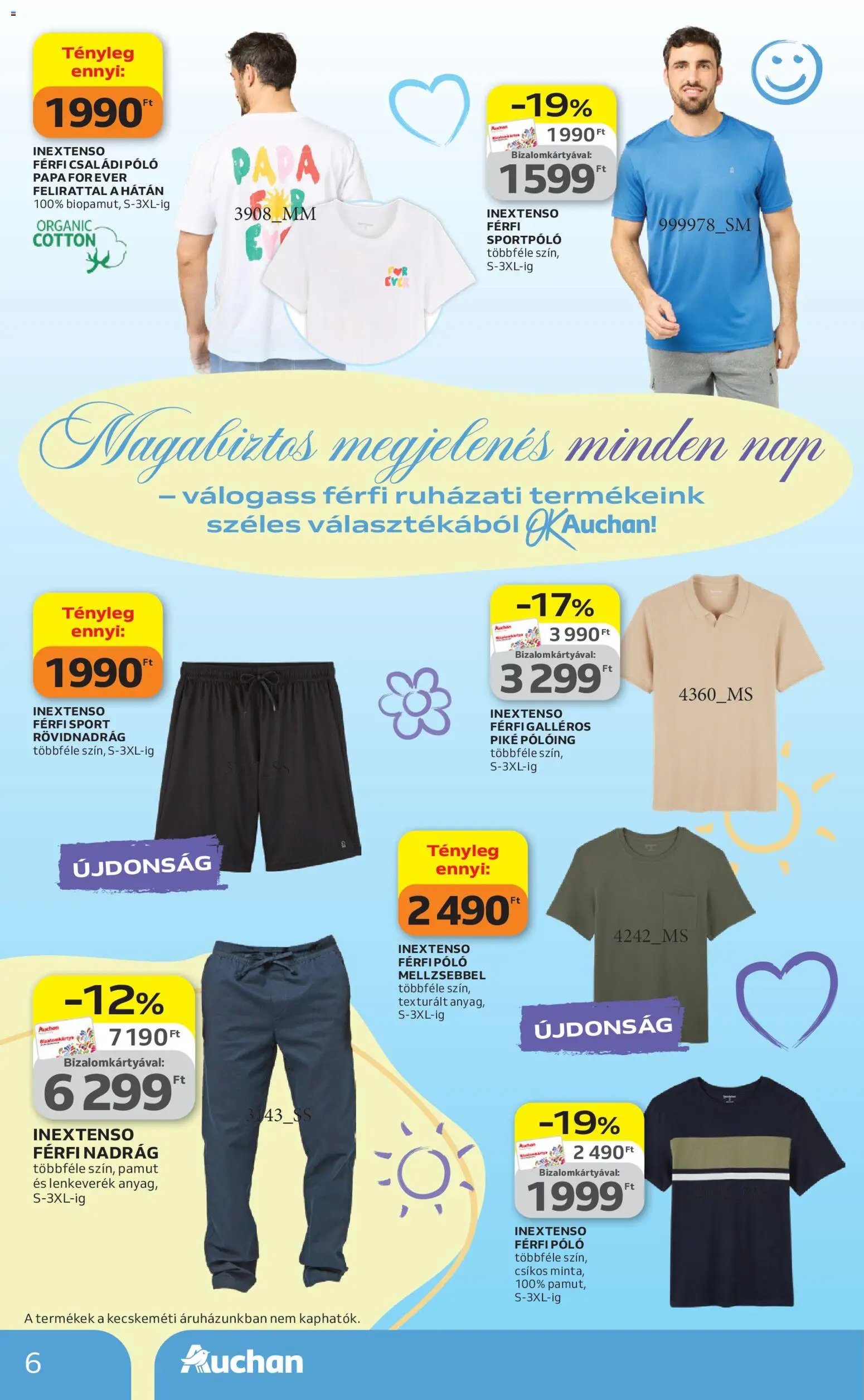 Auchan újság 2026.04.09. Auchan Tavaszi Textil ajánlataink (2026-04-09 - 2026-04-29)