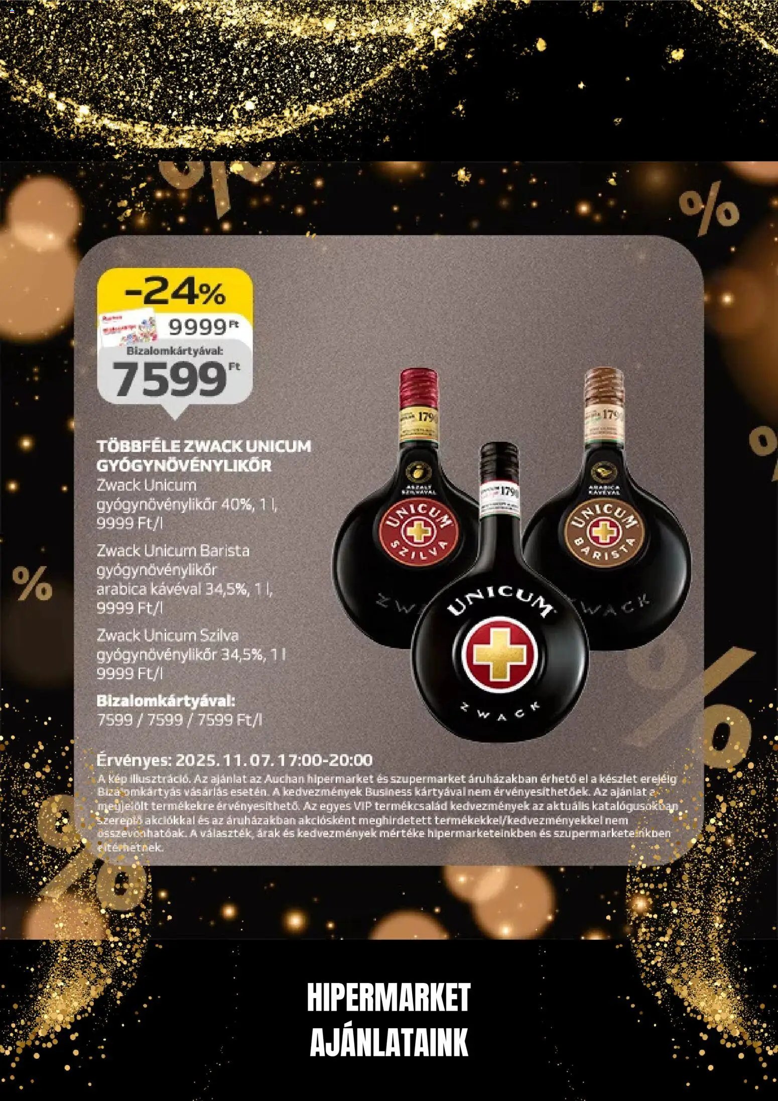 Auchan újság 2025.11.07. Black Friday (2025-11-07 - 2025-11-07)