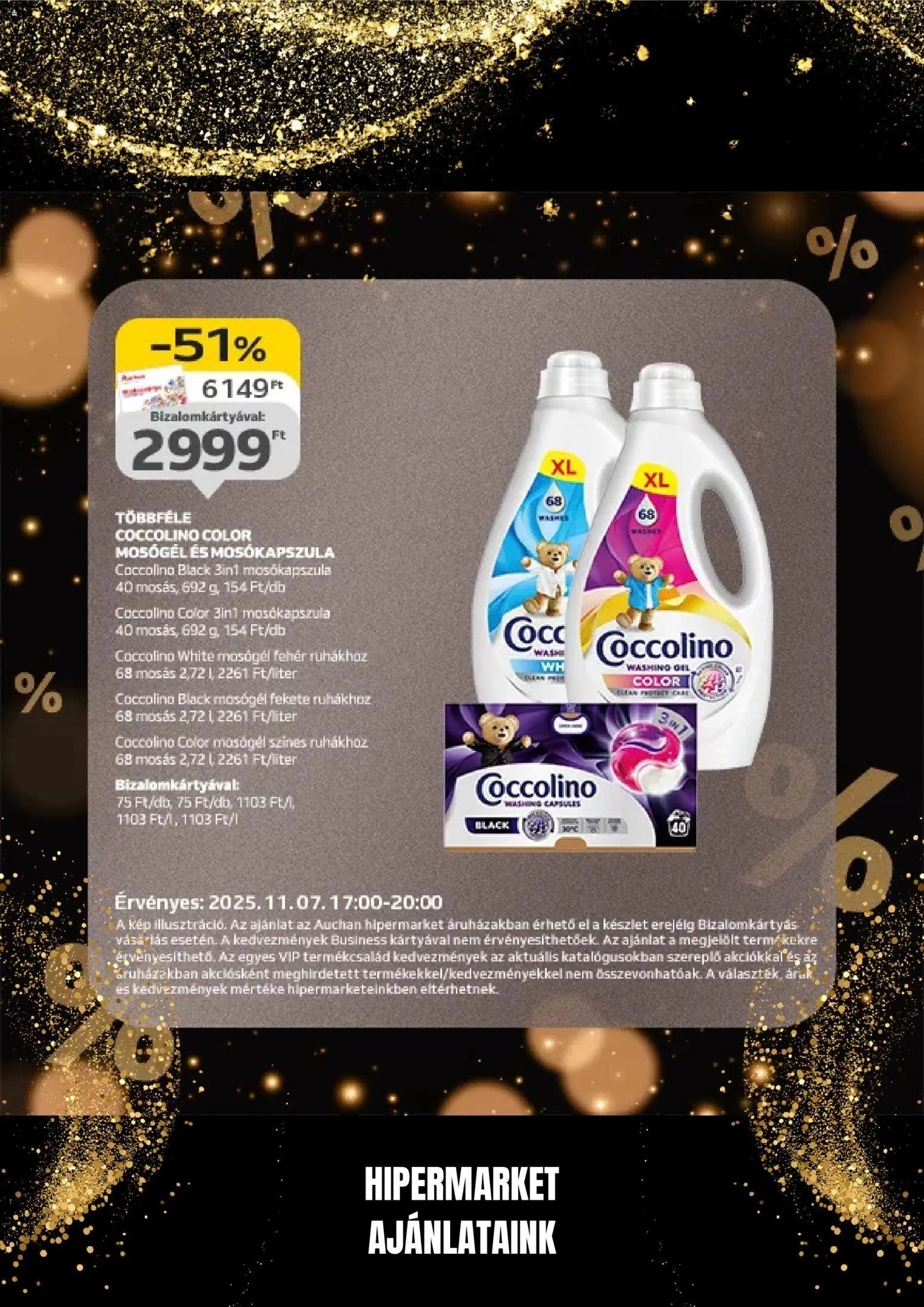 Auchan újság 2025.11.07. Black Friday (2025-11-07 - 2025-11-07)