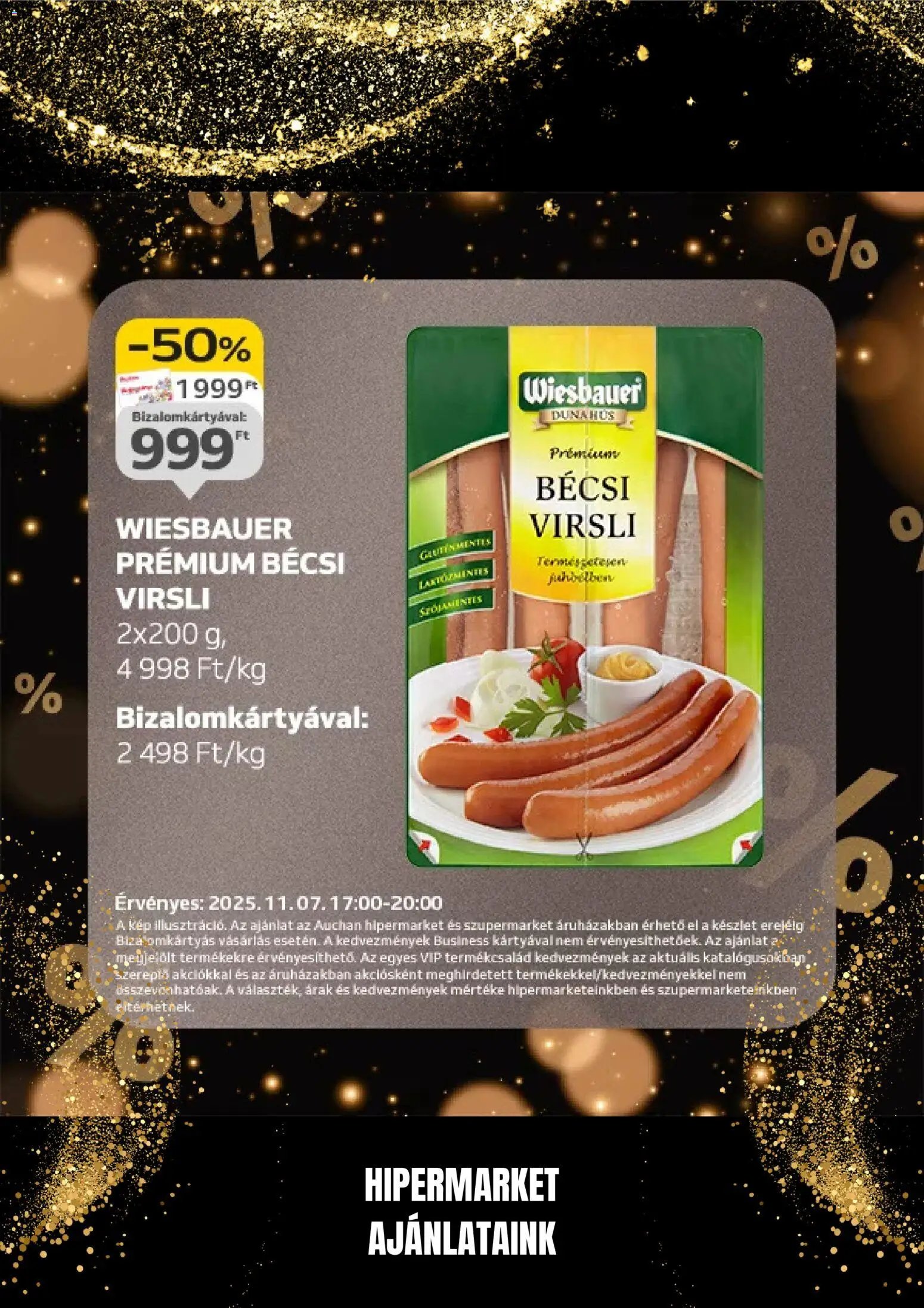 Auchan újság 2025.11.07. Black Friday (2025-11-07 - 2025-11-07)