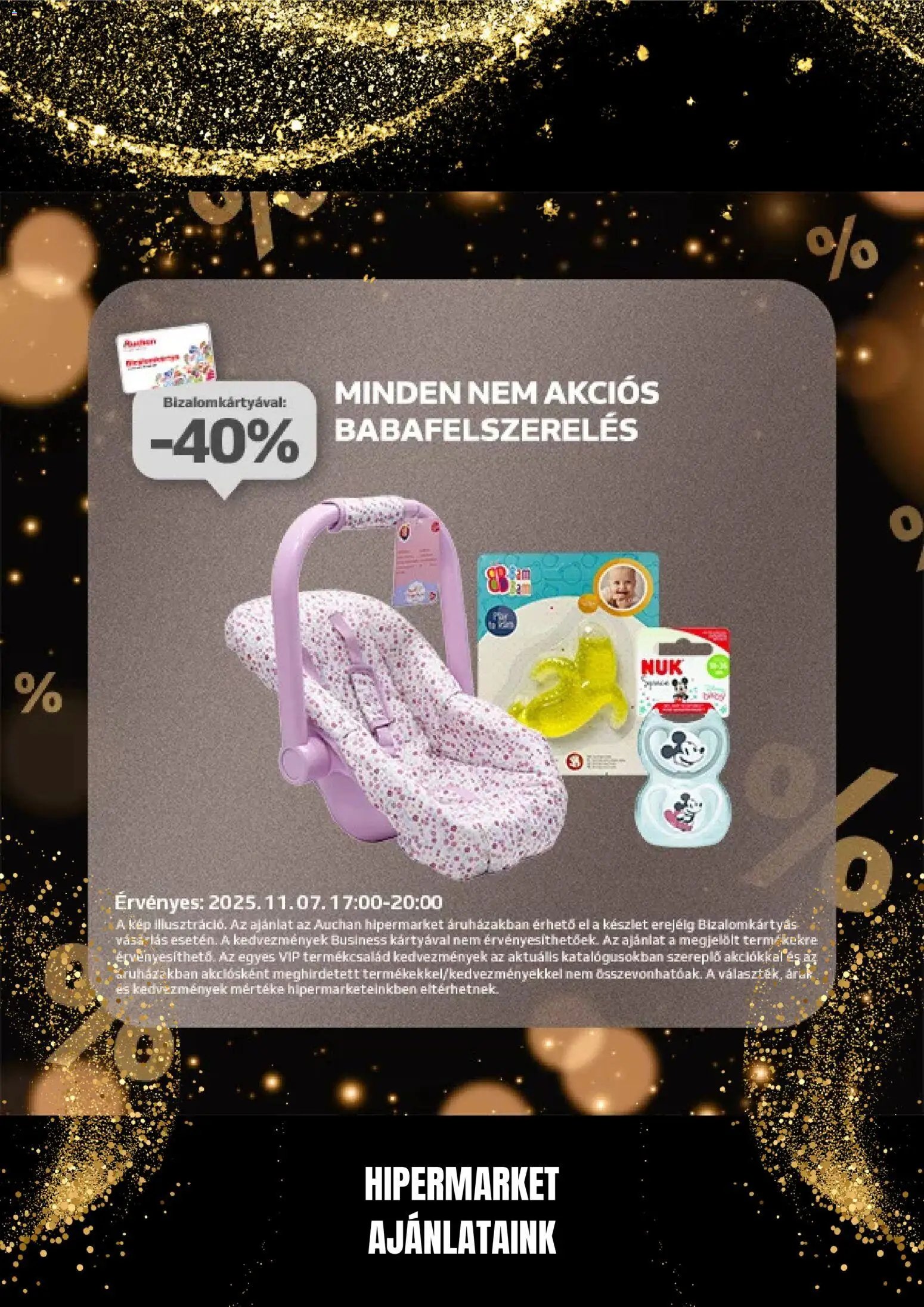 Auchan újság 2025.11.07. Black Friday (2025-11-07 - 2025-11-07)