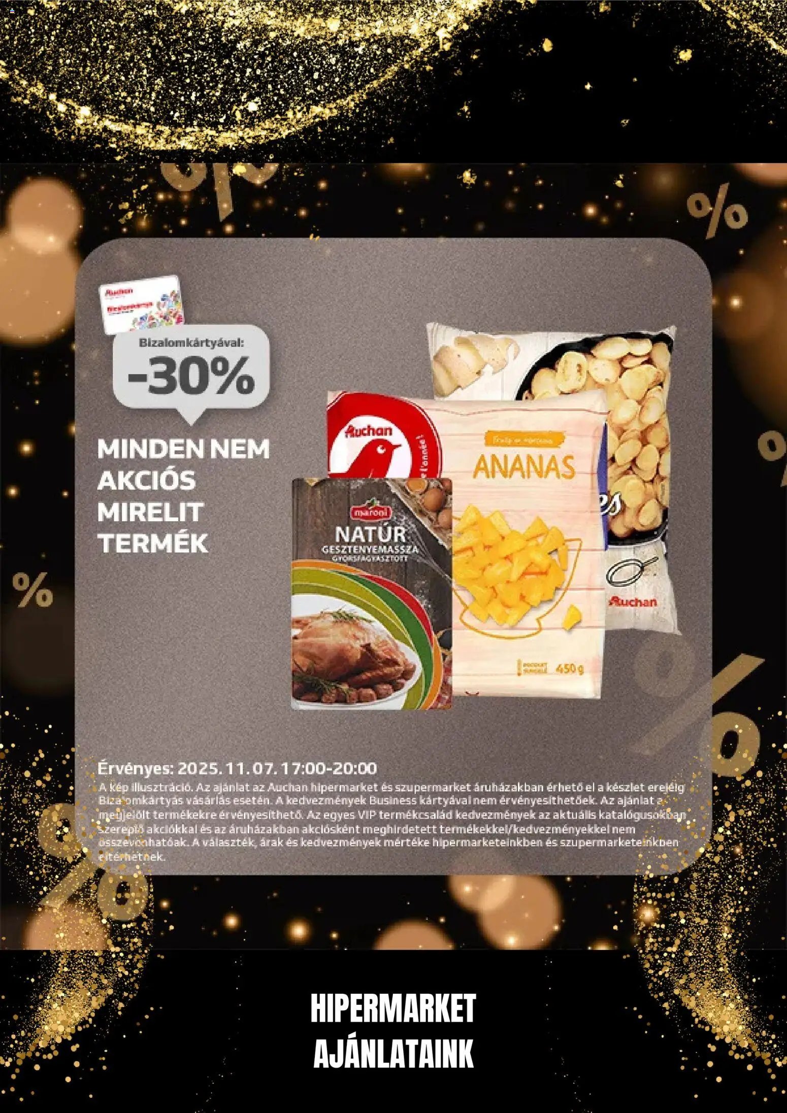 Auchan újság 2025.11.07. Black Friday (2025-11-07 - 2025-11-07)