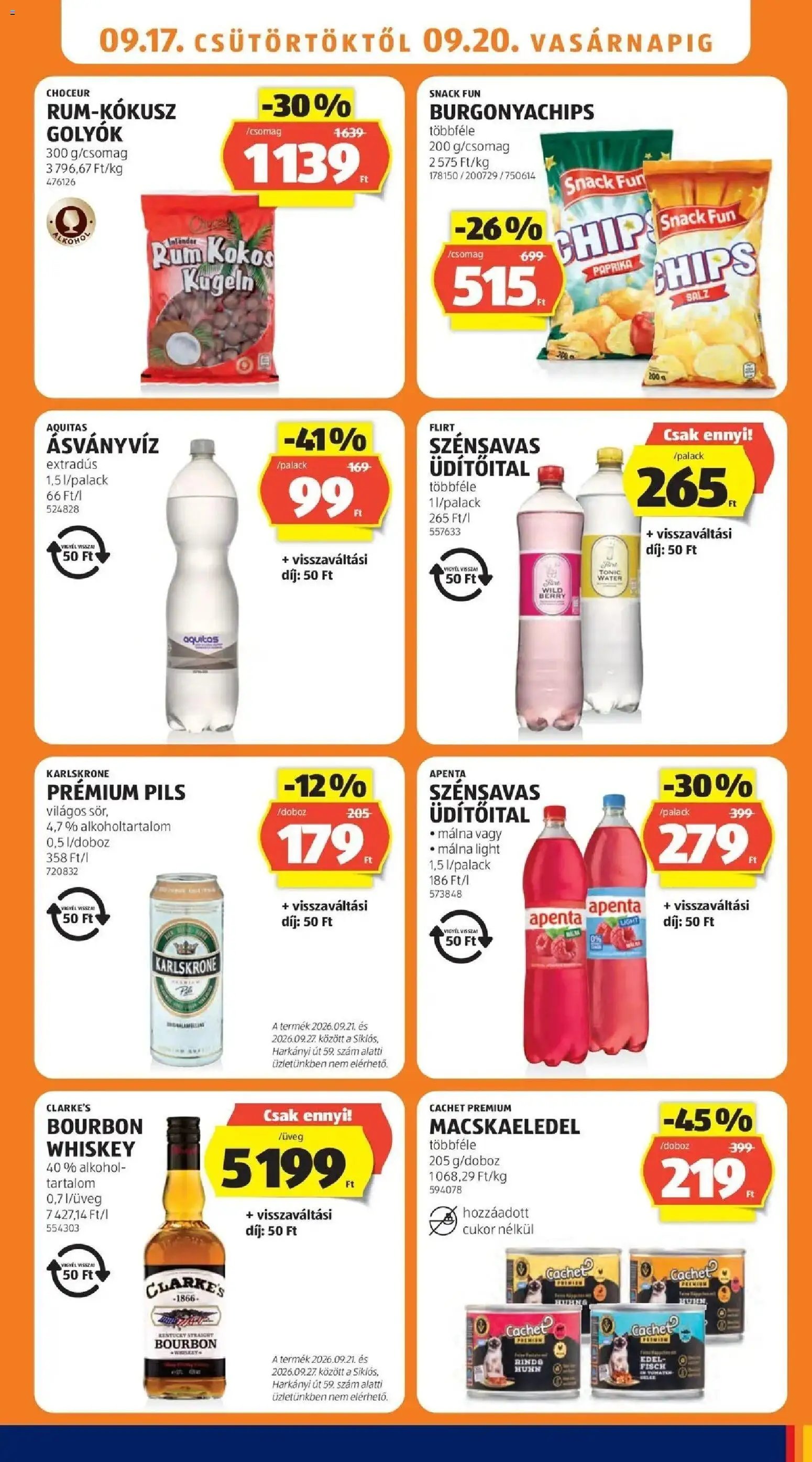 Aldi újság 2026.09.17. Aldi aktuális akciós újság