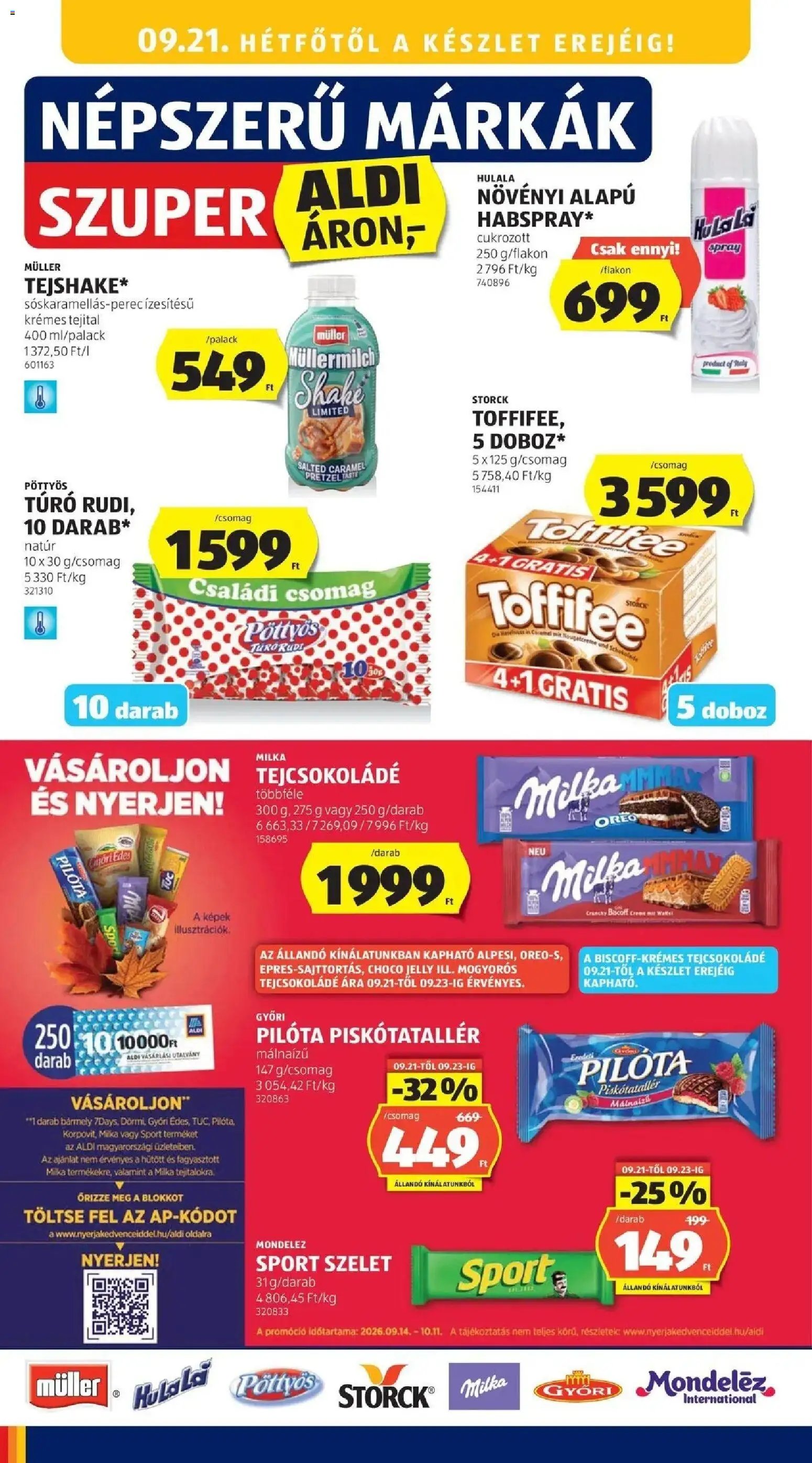 Aldi újság 2026.09.17. Aldi aktuális akciós újság