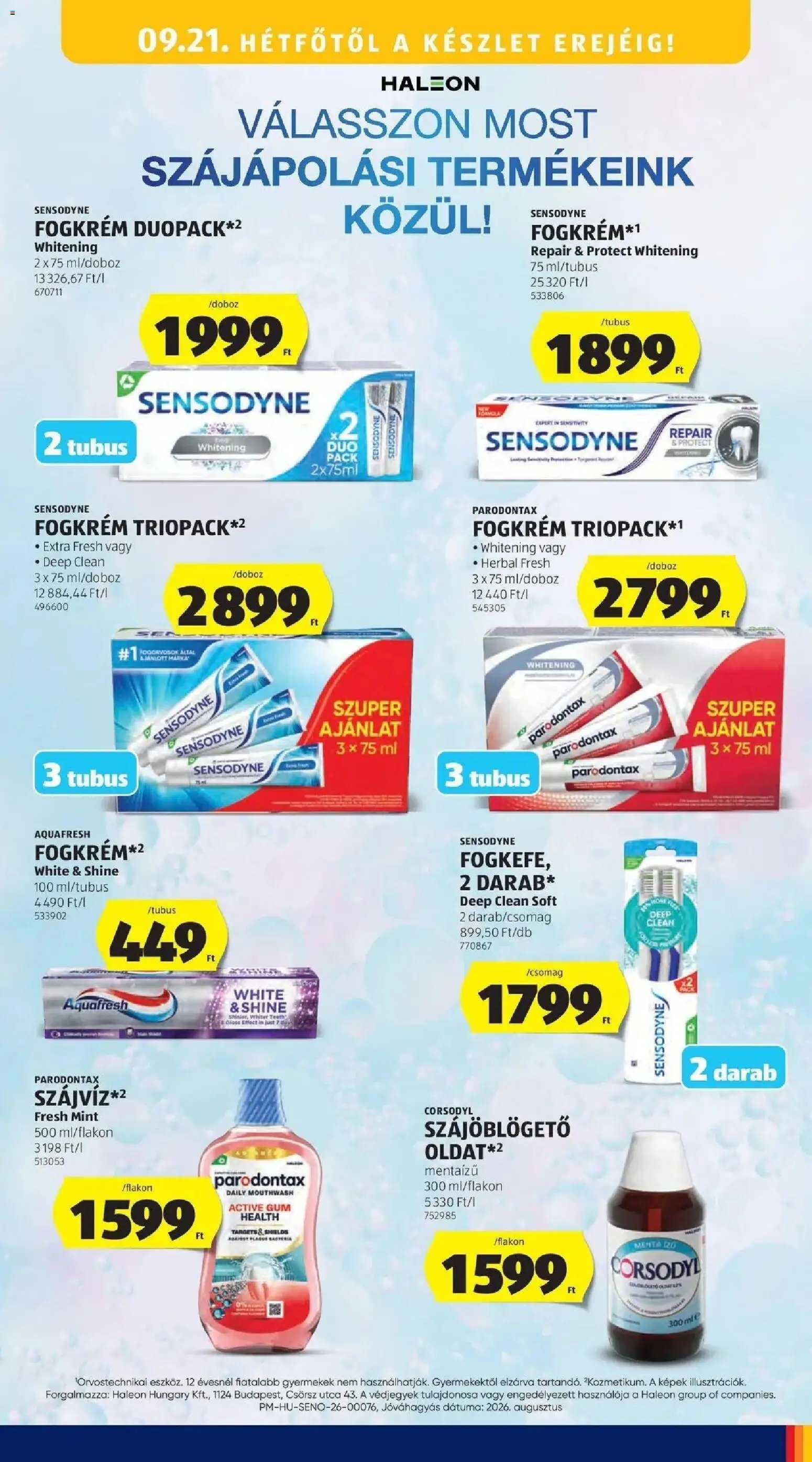 Aldi újság 2026.09.17. Aldi aktuális akciós újság
