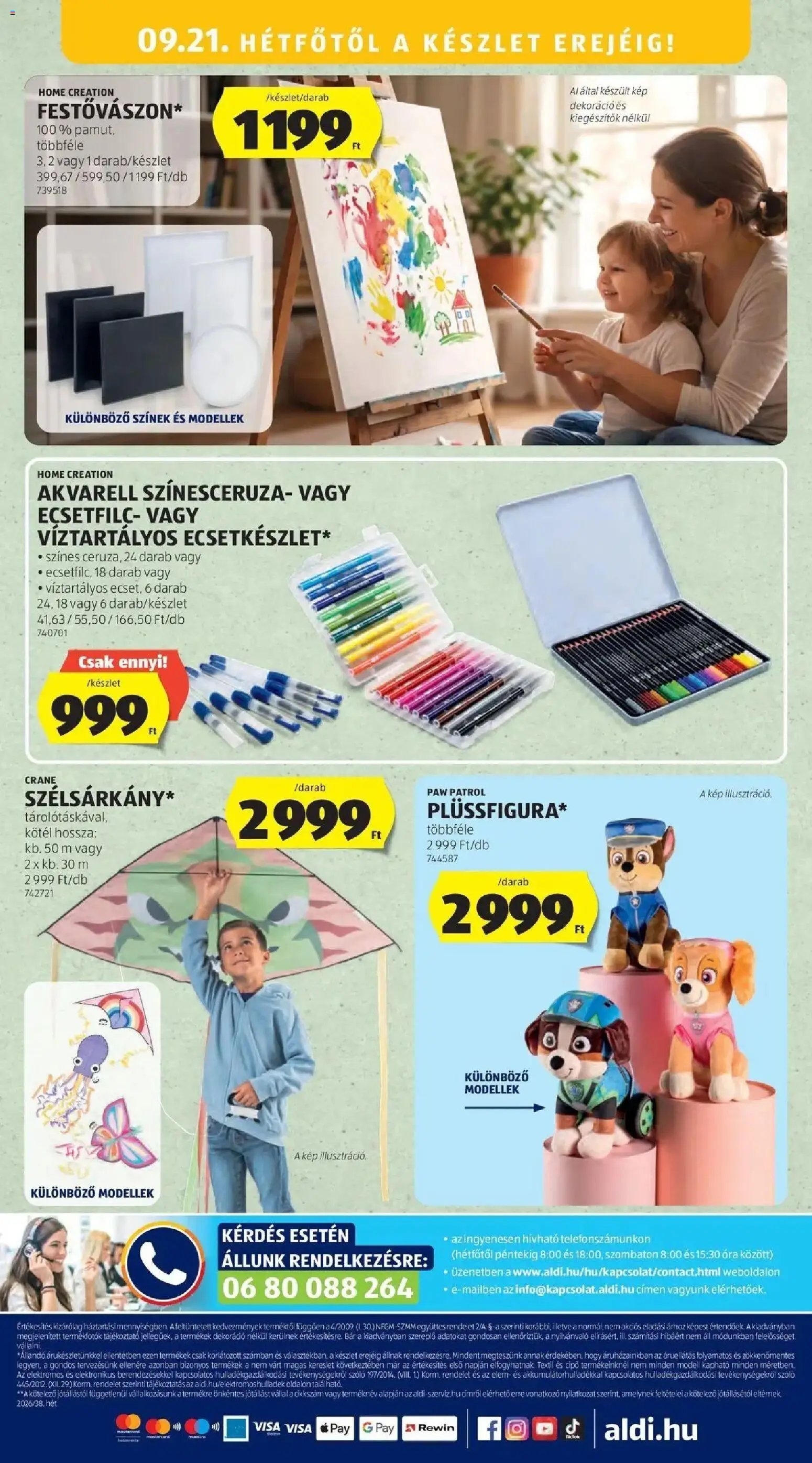 Aldi újság 2026.09.17. Aldi aktuális akciós újság
