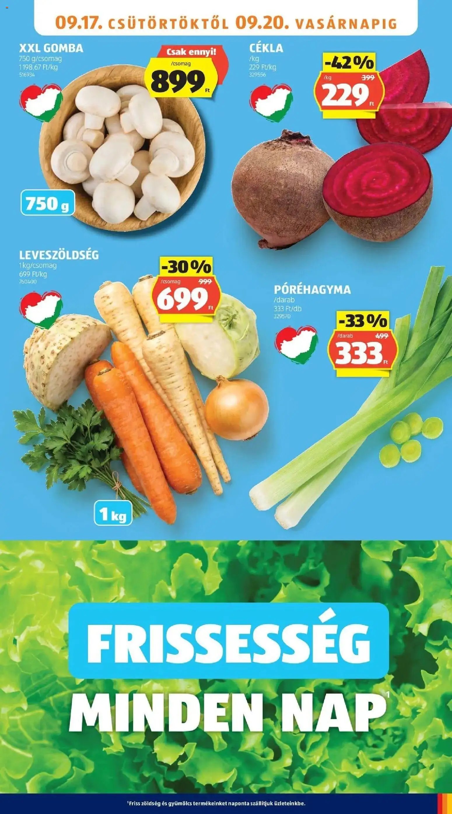 Aldi újság 2026.09.17. Aldi aktuális akciós újság