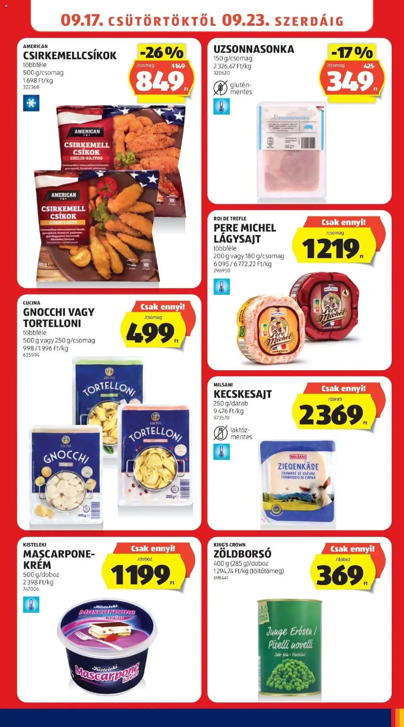 Aldi újság 2026.09.17. Aldi aktuális akciós újság