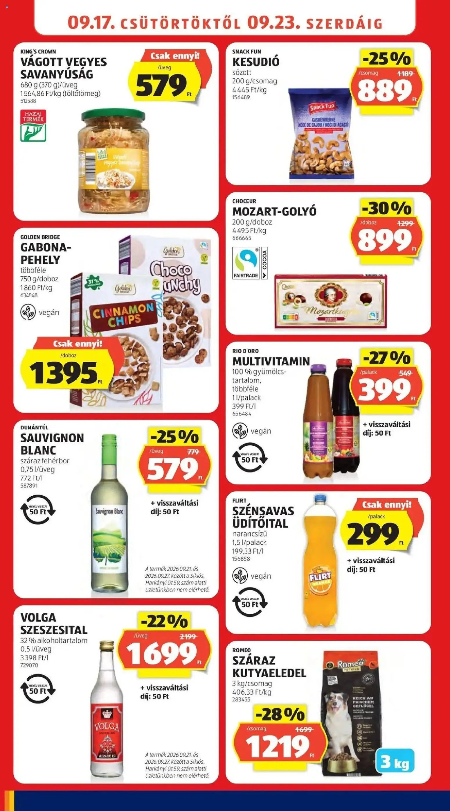 Aldi újság 2026.09.17. Aldi aktuális akciós újság