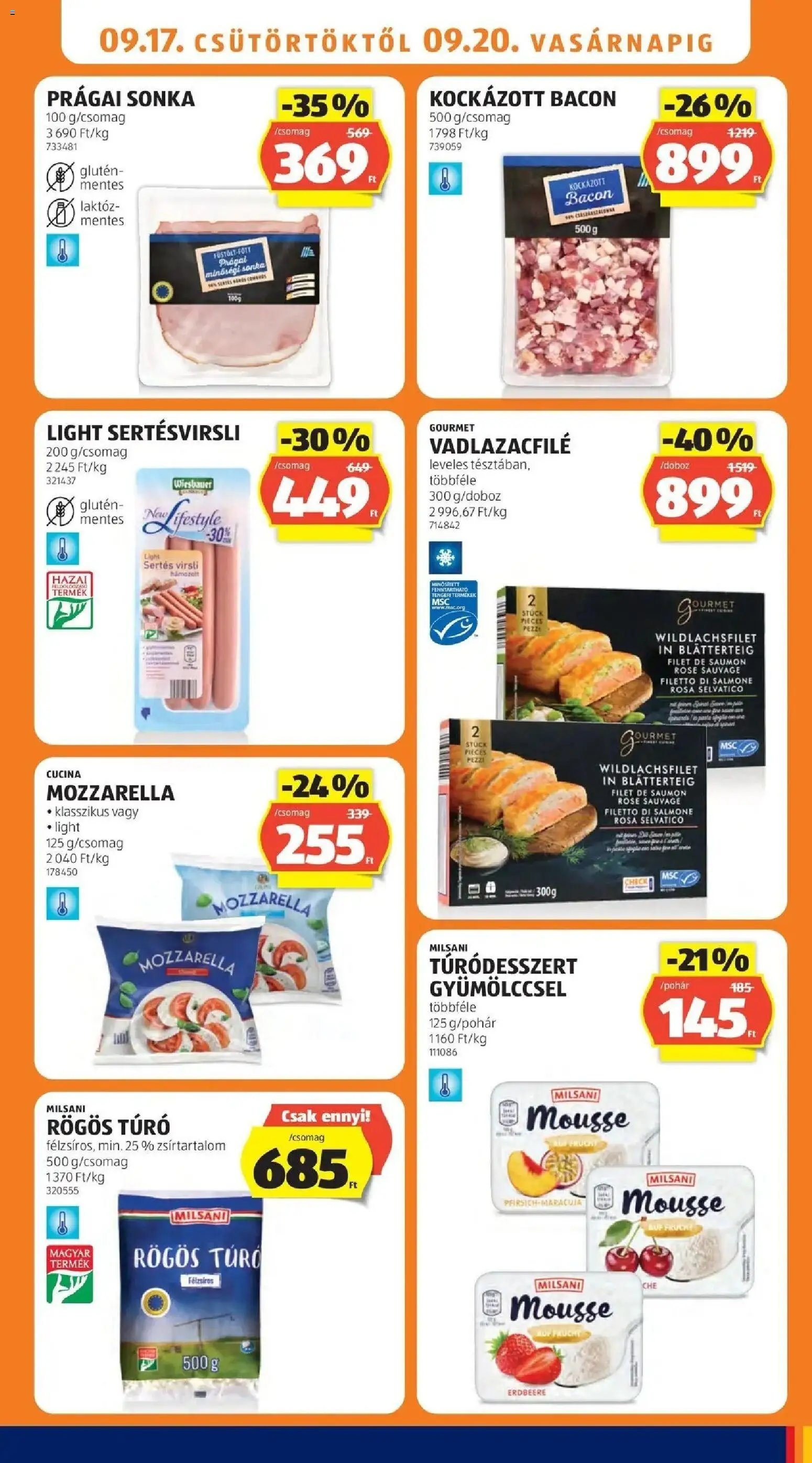 Aldi újság 2026.09.17. Aldi aktuális akciós újság