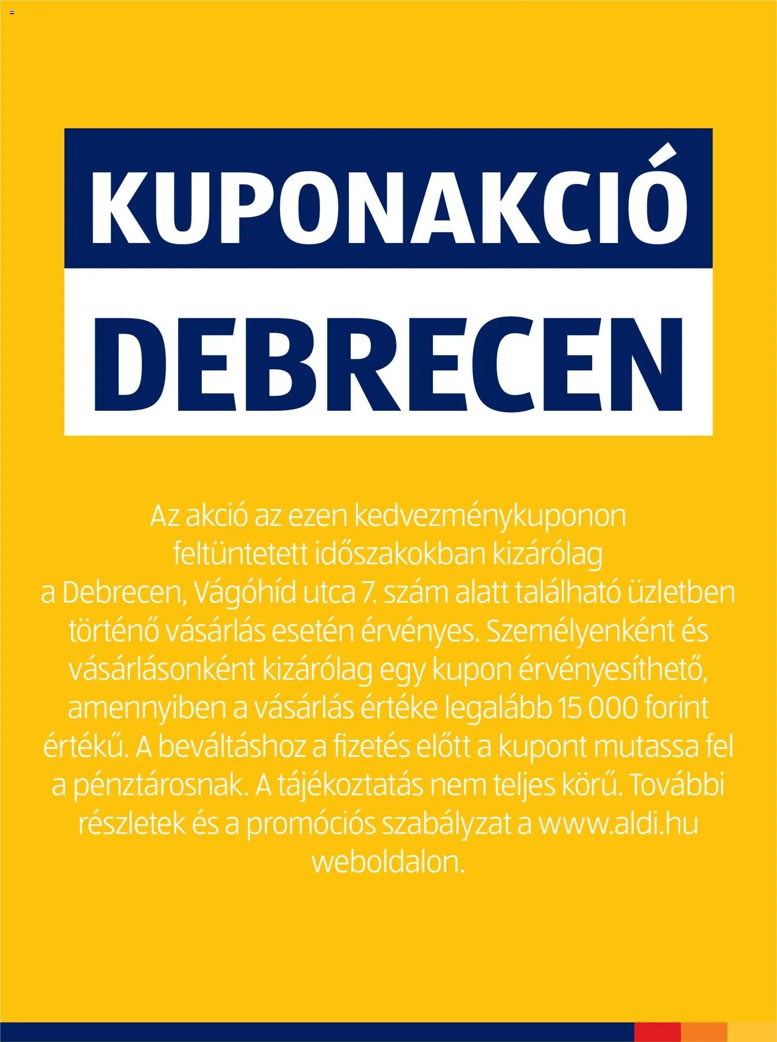 Aldi újság 2025.11.03. Kupón Akció | Debrecen (2025-11-03 - 2025-11-09)