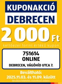 Aldi újság 2025.11.03. Kupón Akció | Debrecen (2025-11-03 - 2025-11-09)