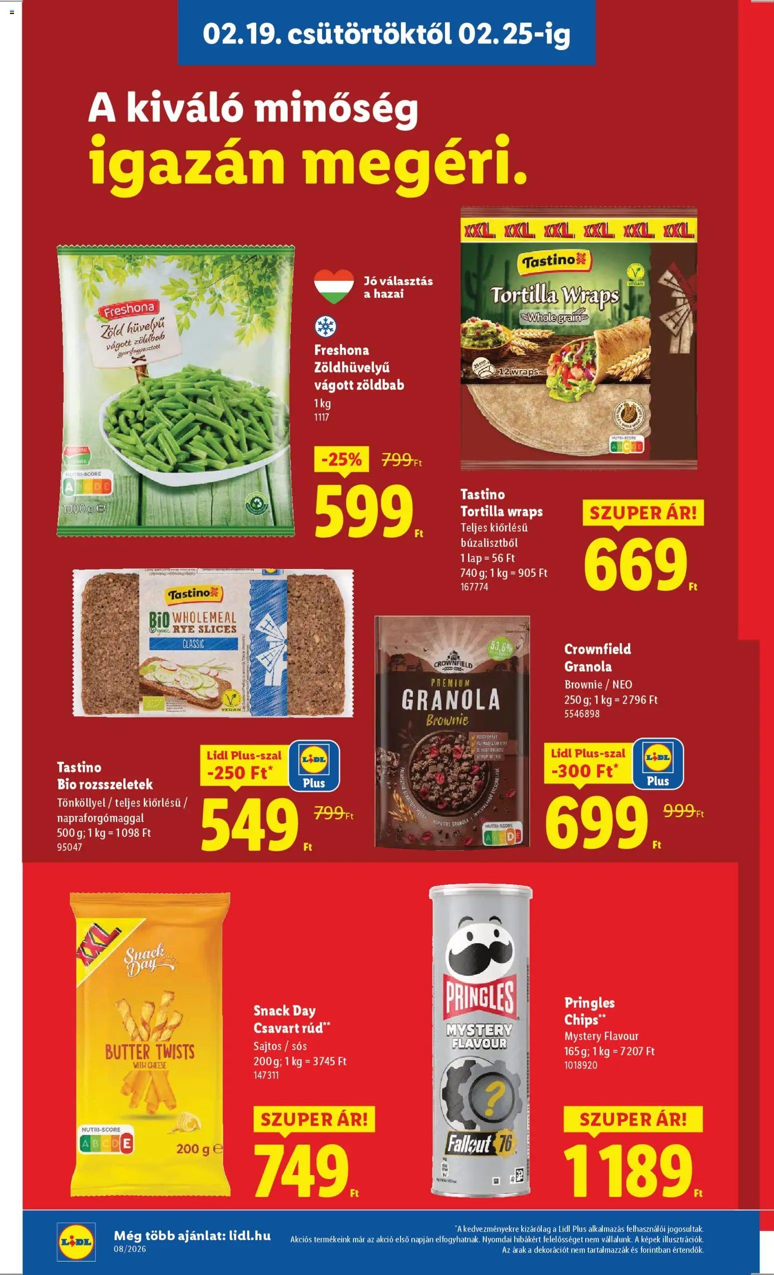 Lidl újság 2026.02.19. Akciós újság Lidl (2026-02-19 - 2026-02-25)