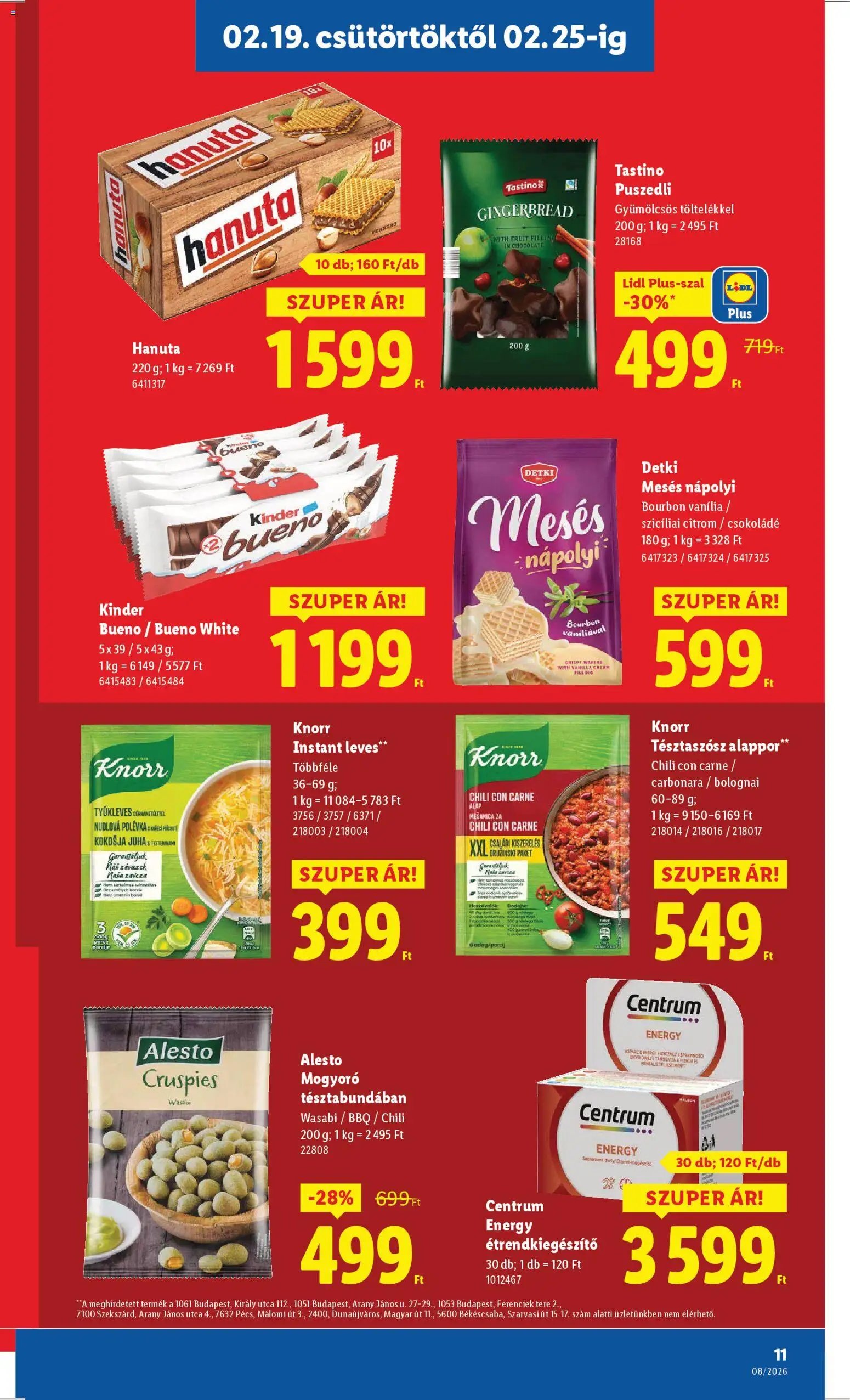 Lidl újság 2026.02.19. Akciós újság Lidl (2026-02-19 - 2026-02-25)