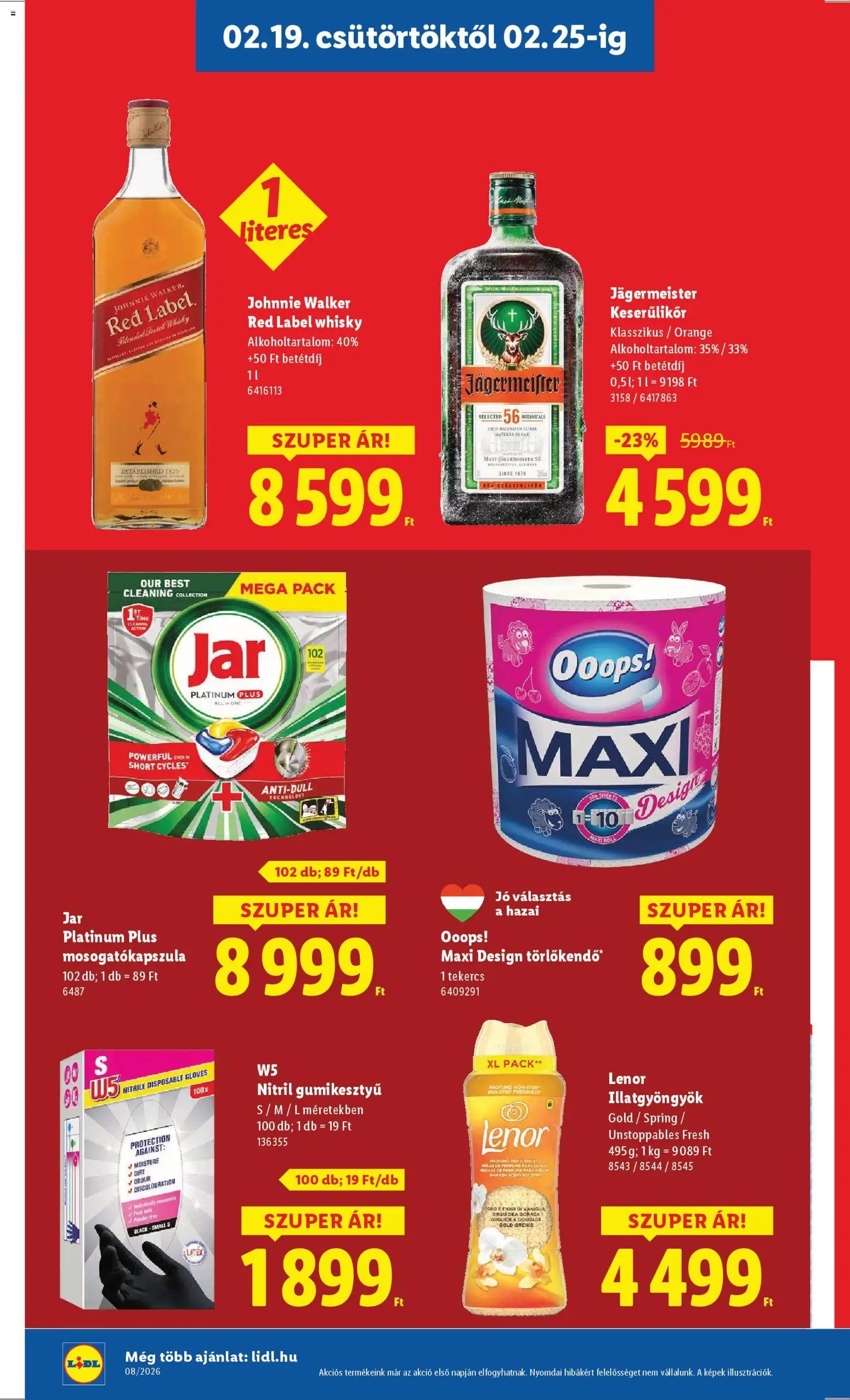 Lidl újság 2026.02.19. Akciós újság Lidl (2026-02-19 - 2026-02-25)