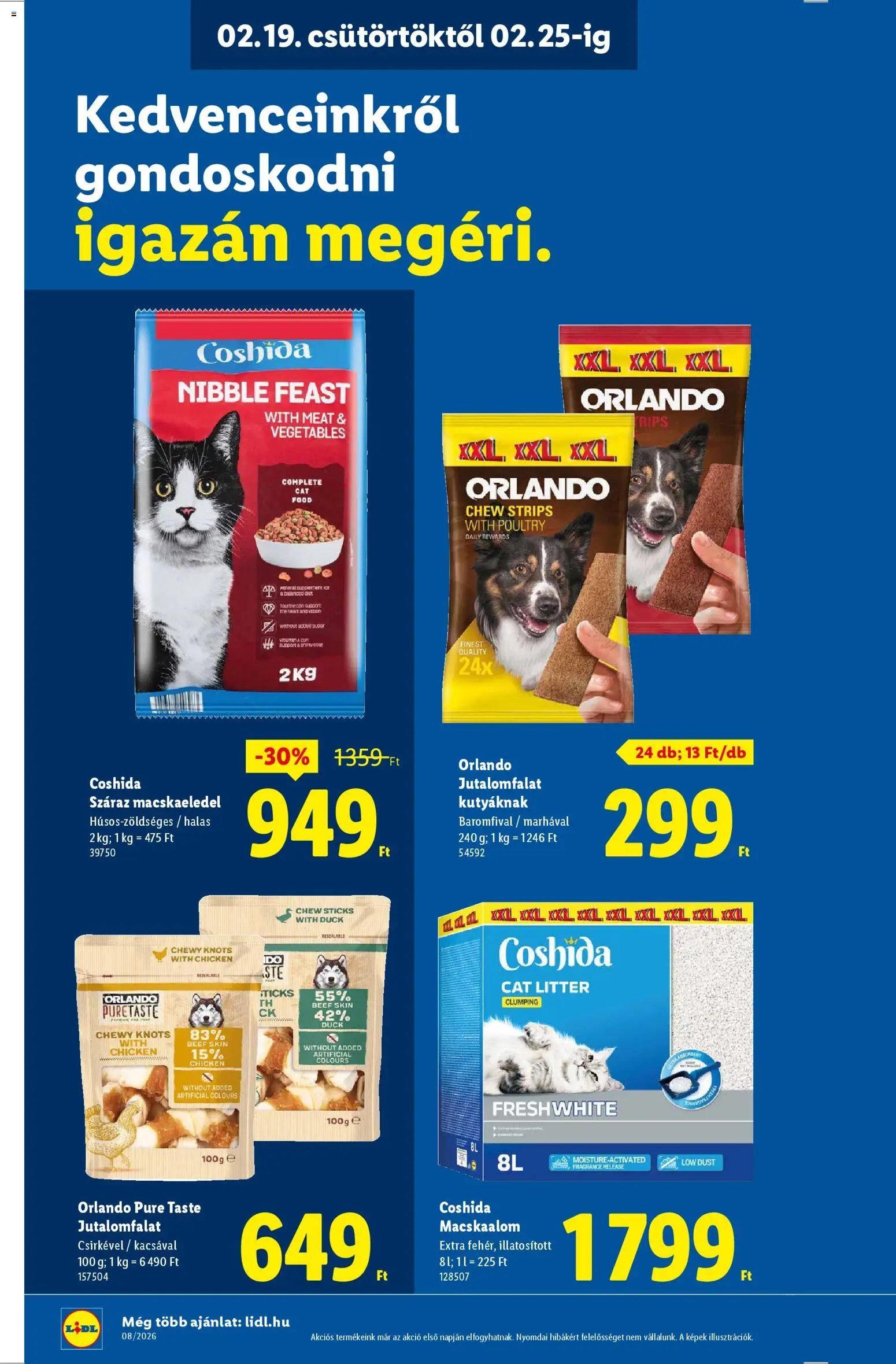 Lidl újság 2026.02.19. Akciós újság Lidl (2026-02-19 - 2026-02-25)