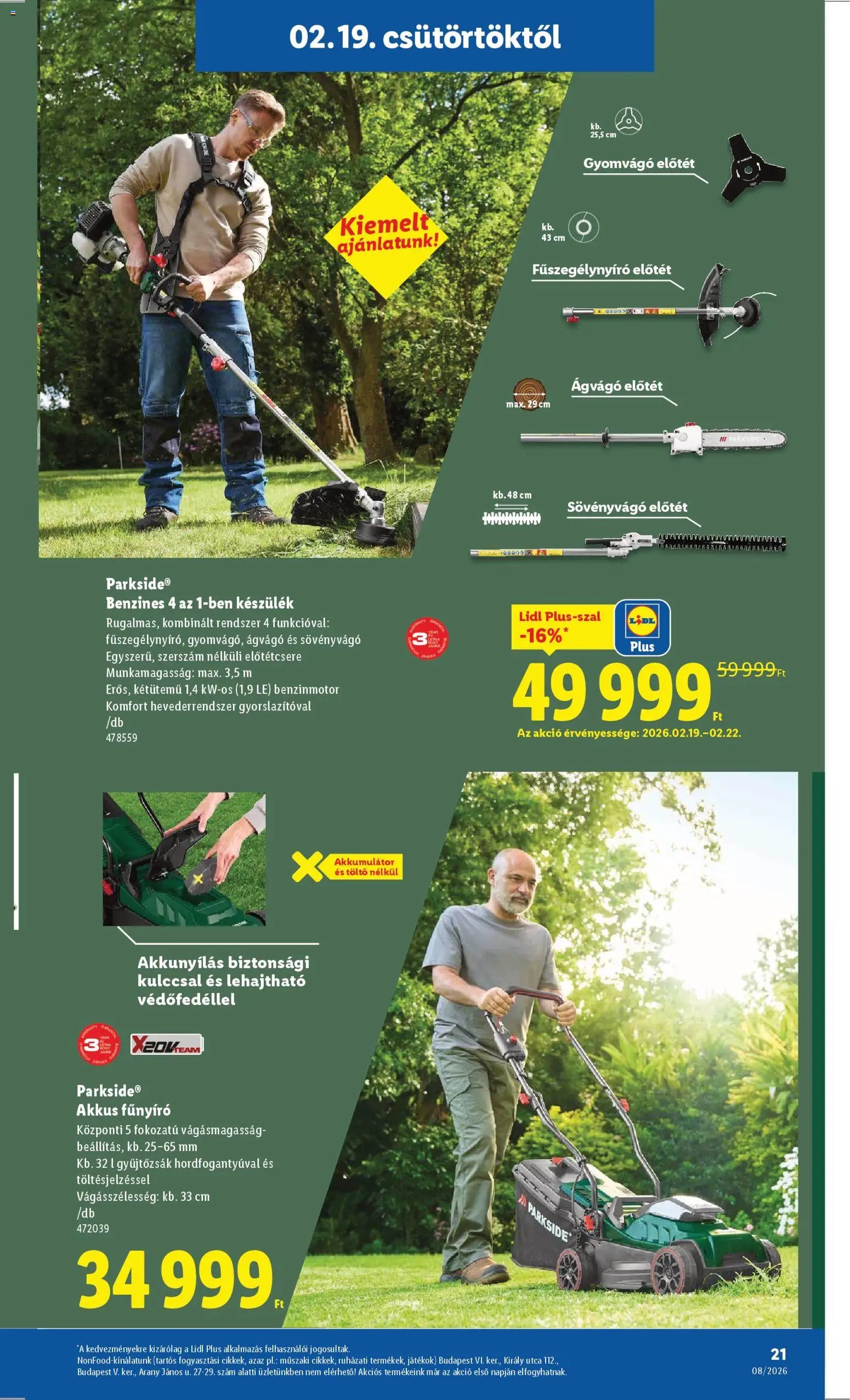 Lidl újság 2026.02.19. Akciós újság Lidl (2026-02-19 - 2026-02-25)