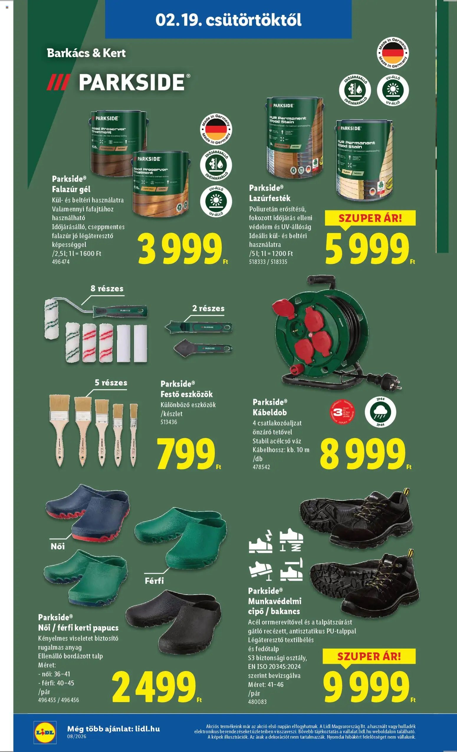 Lidl újság 2026.02.19. Akciós újság Lidl (2026-02-19 - 2026-02-25)