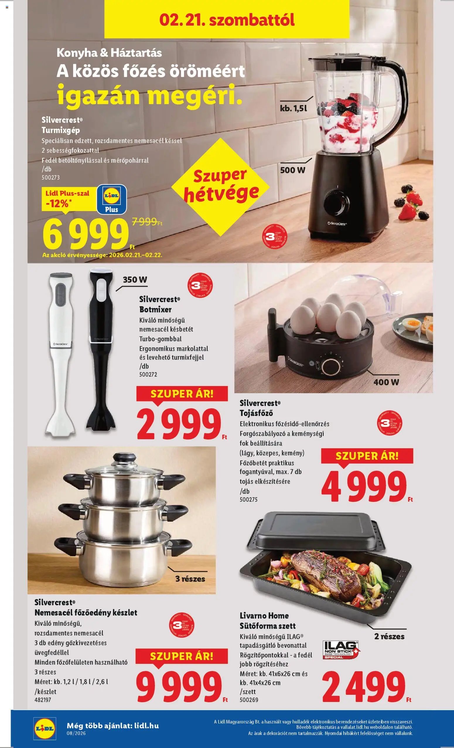 Lidl újság 2026.02.19. Akciós újság Lidl (2026-02-19 - 2026-02-25)