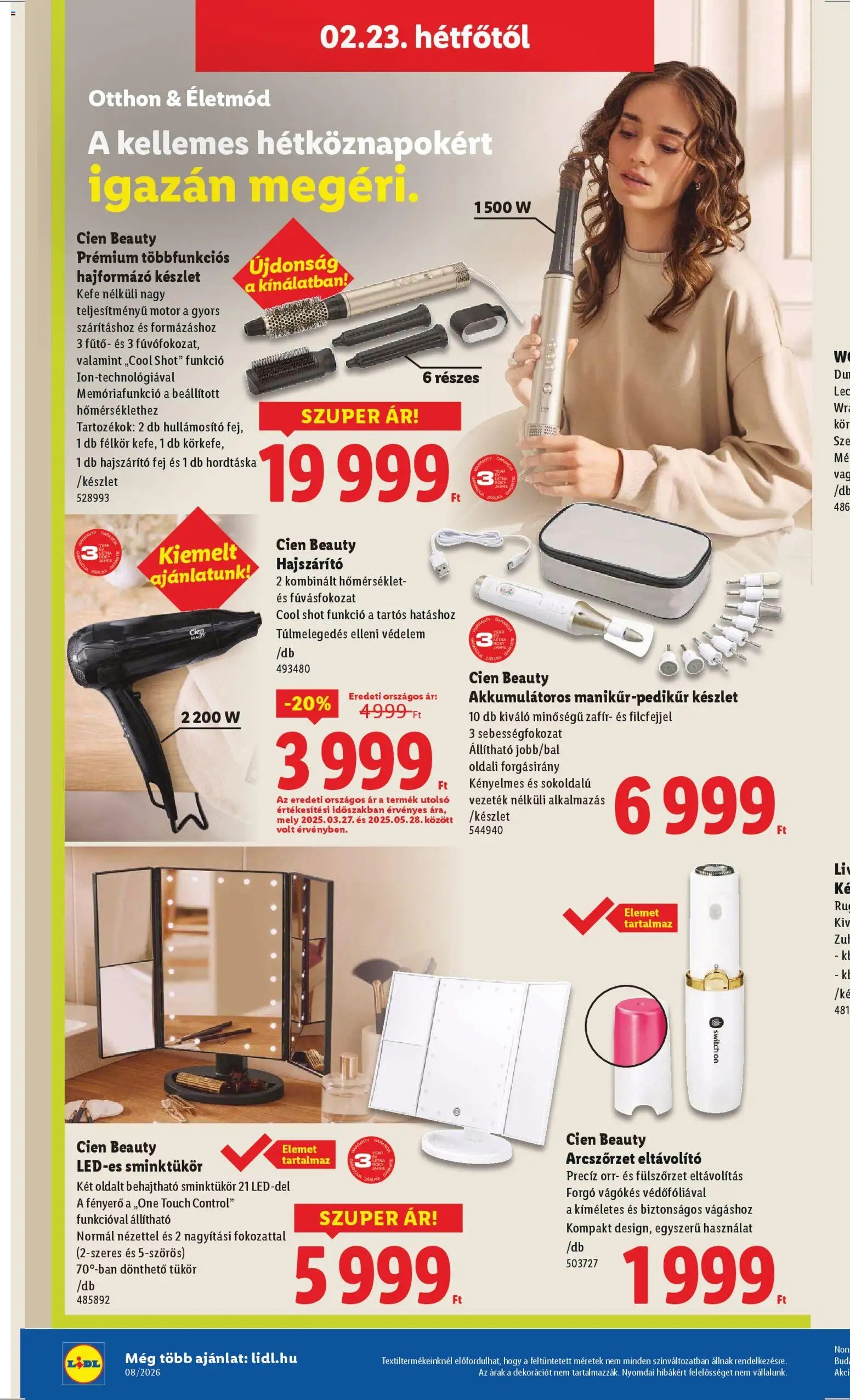 Lidl újság 2026.02.19. Akciós újság Lidl (2026-02-19 - 2026-02-25)