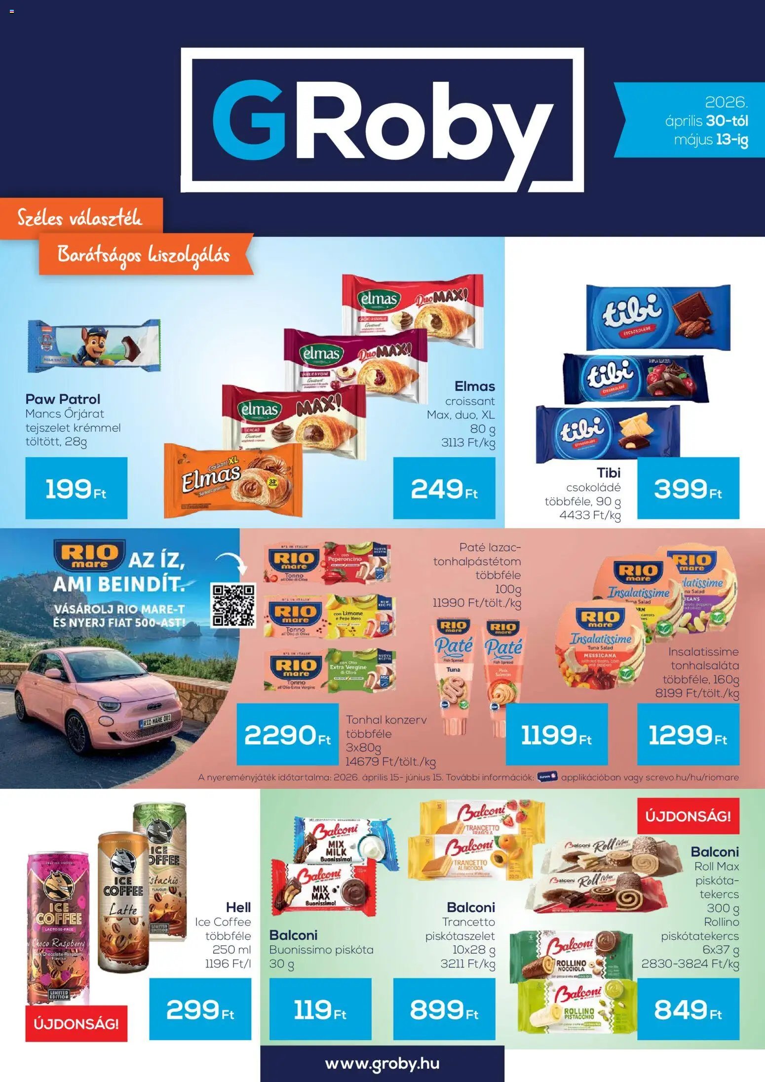 G'Roby újság 2026.04.30. G'Roby akciós újság (2026-04-30 - 2026-05-13)
