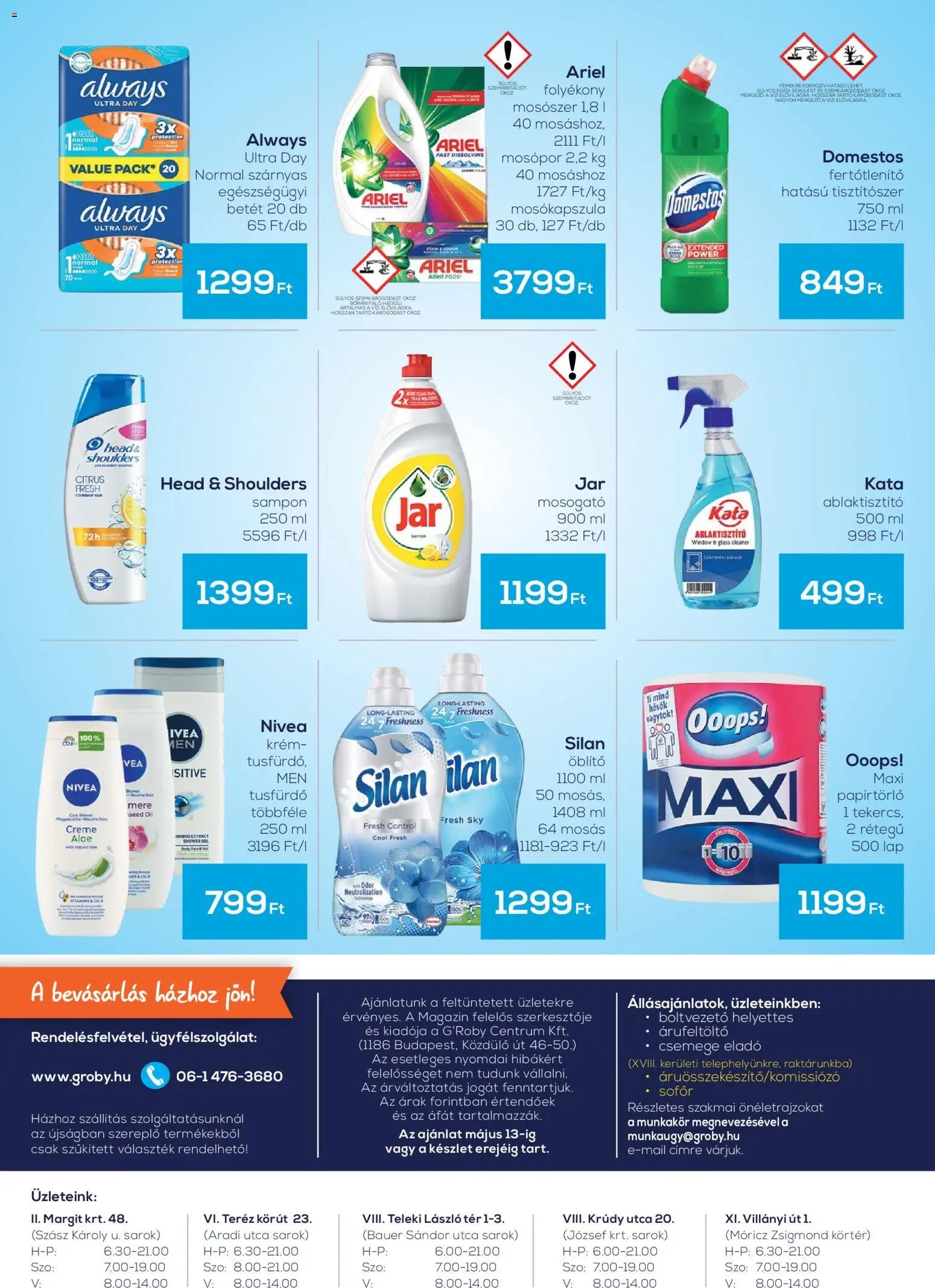 G'Roby újság 2026.04.30. G'Roby akciós újság (2026-04-30 - 2026-05-13)