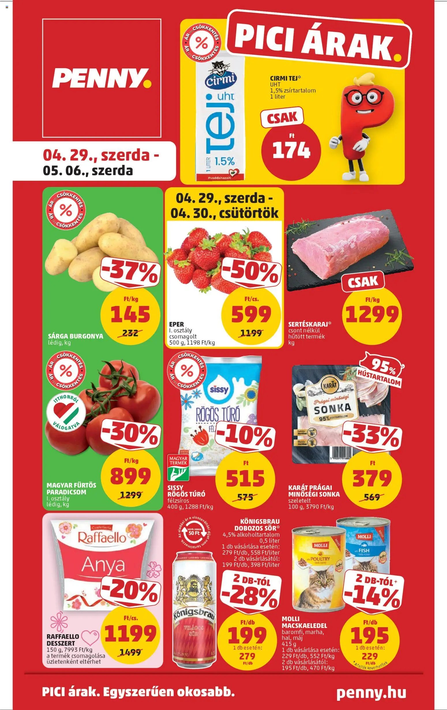 PENNY újság 2026.04.29. PENNY akciós újság (2026-04-29 - 2026-05-06)
