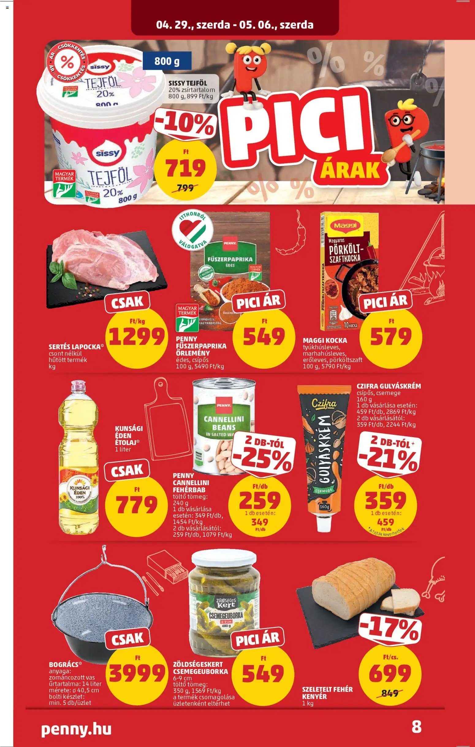 PENNY újság 2026.04.29. PENNY akciós újság (2026-04-29 - 2026-05-06)